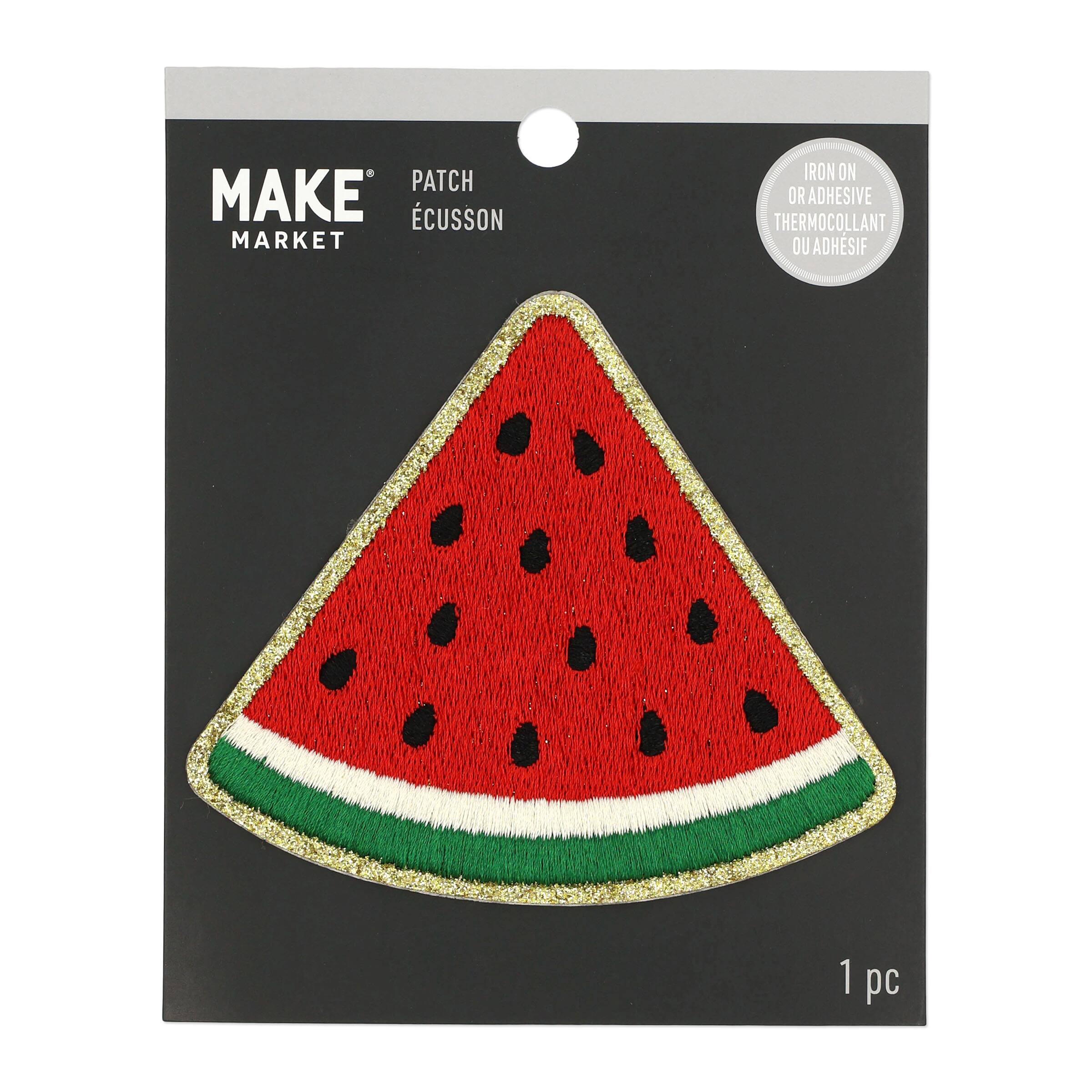 Watermelon Embroidered Iron-On & Adhesive Patch by Make Market®