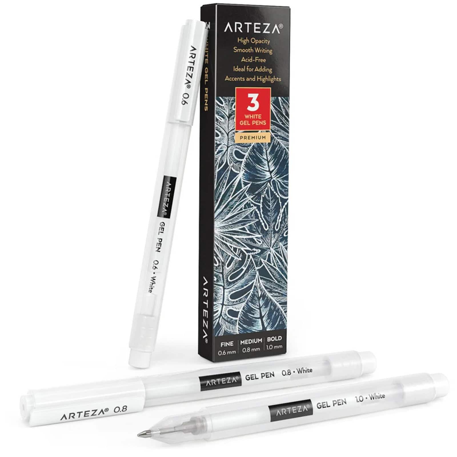 Arteza® White Gel Pen Set