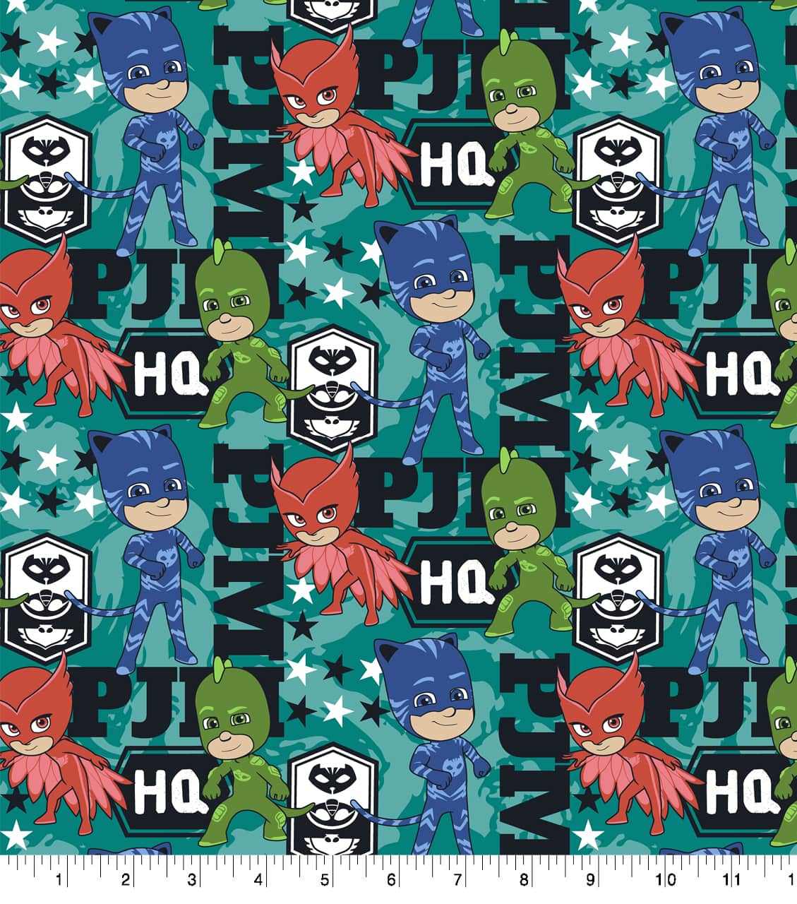 Eone Pj Masks HQ Cotton Fabric