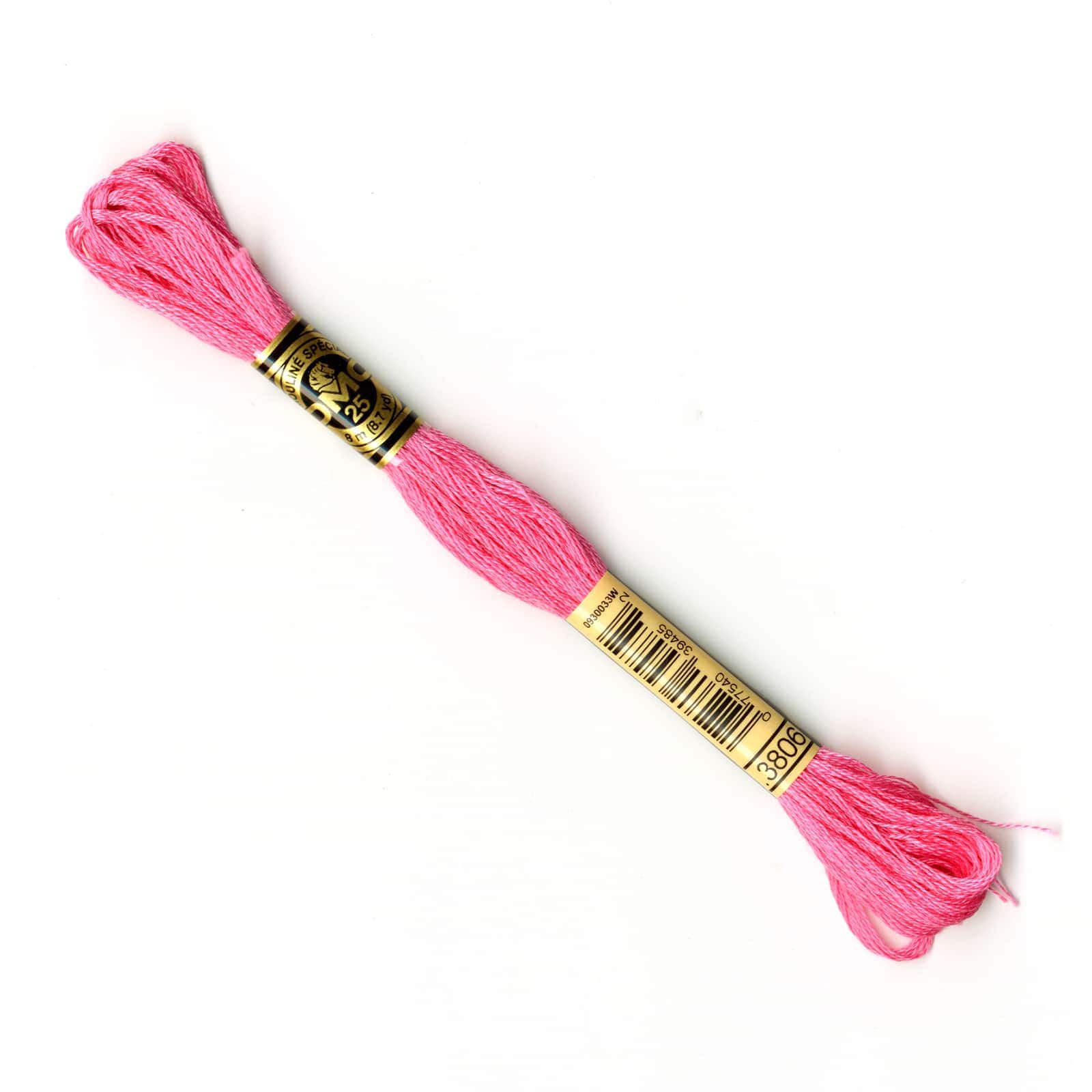 DMC® 6 Strand Embroidery Floss, Pink, Color: 3779 Ultra VY LT