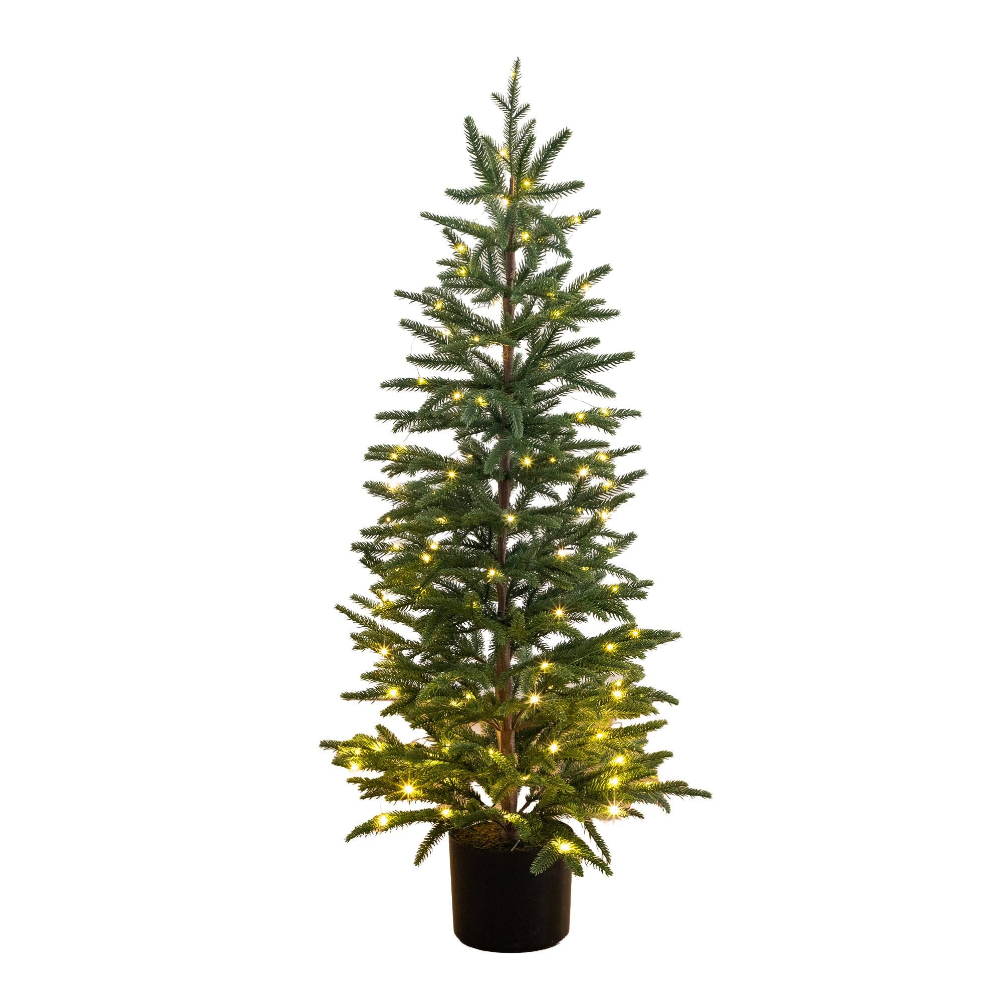 4ft. Pre-Lit Artificial Christmas Tree, Warm White LED Lights
