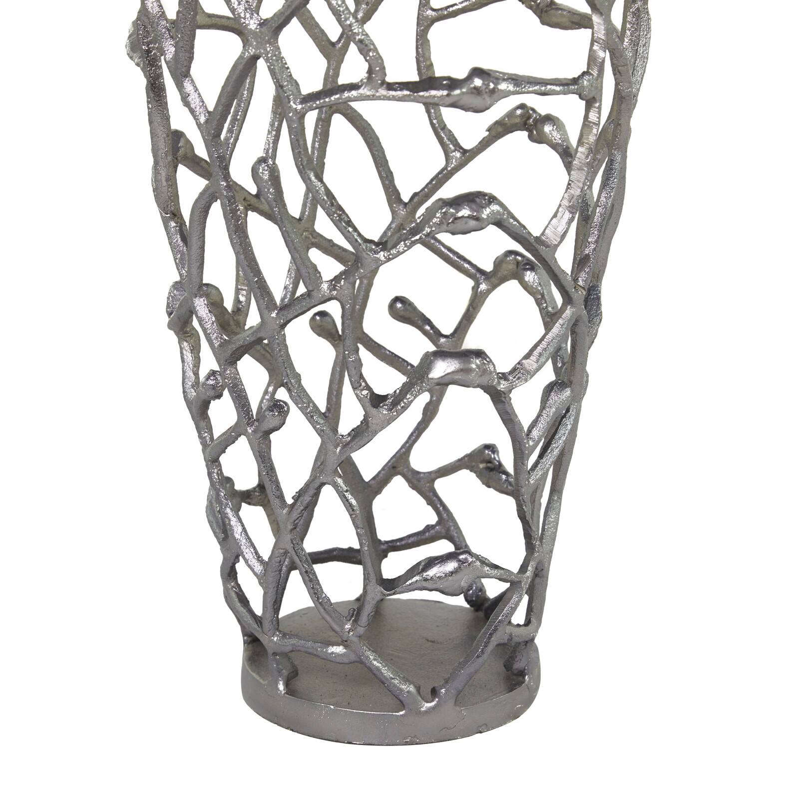 Gold Contemporary Vase, 12" x 12" x 33"