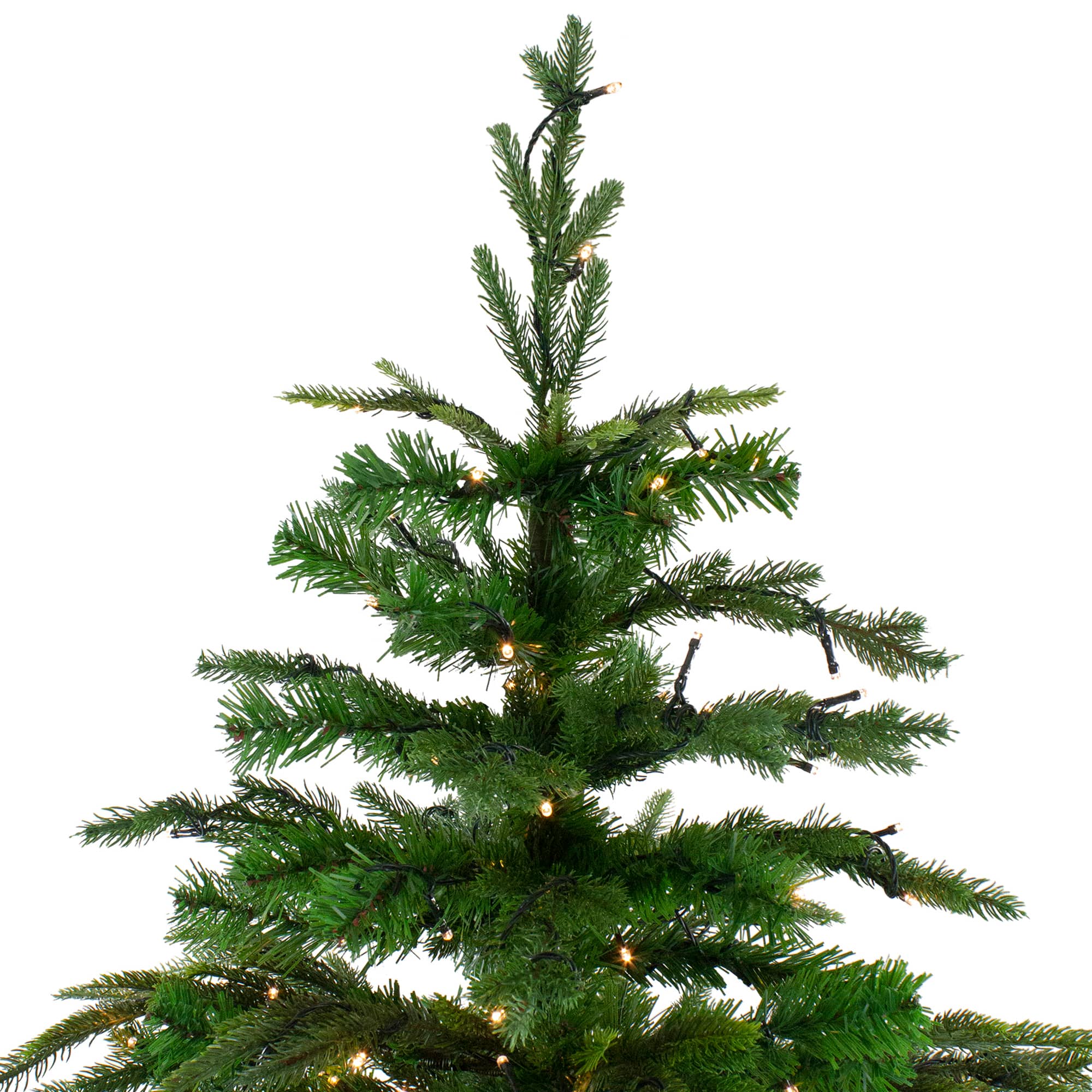 9ft. Pre-Lit Roosevelt Fir Artificial Christmas Tree, Warm White LED Lights
