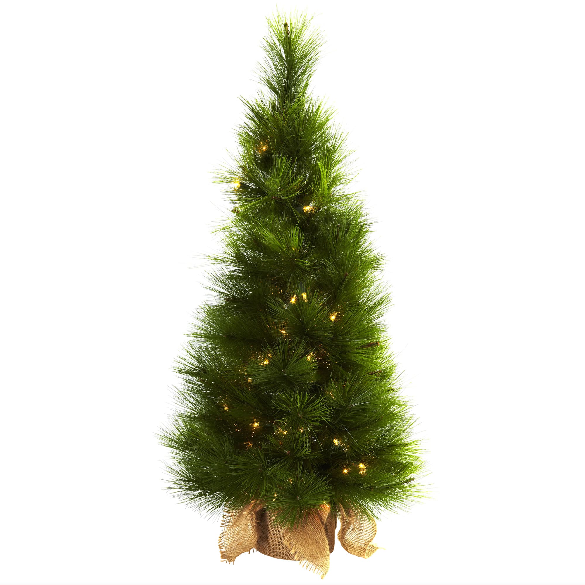 3ft. Pre-Lit Artificial Christmas Tree, Clear Lights