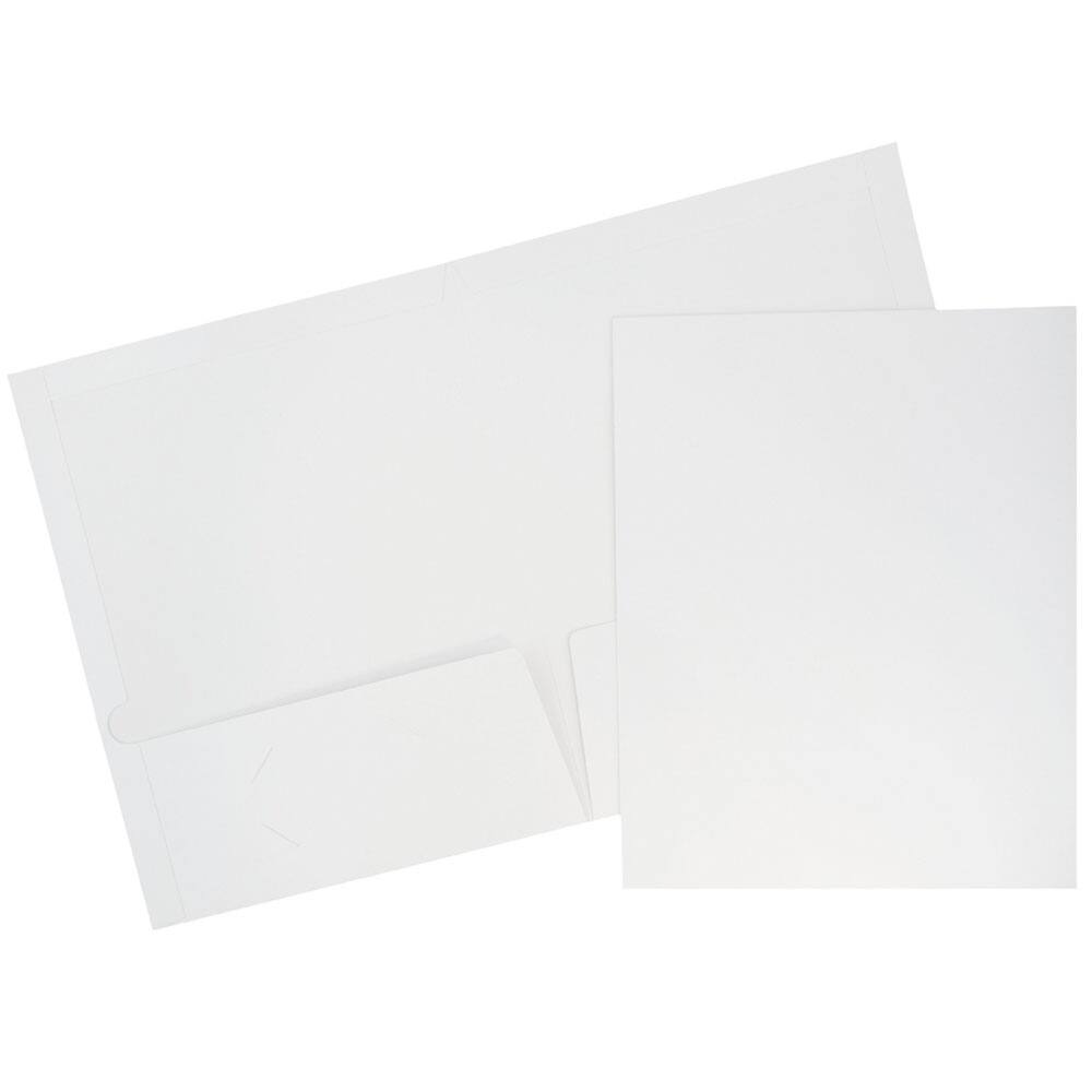 JAM Paper Glossy Laminated Two Pocket Folders