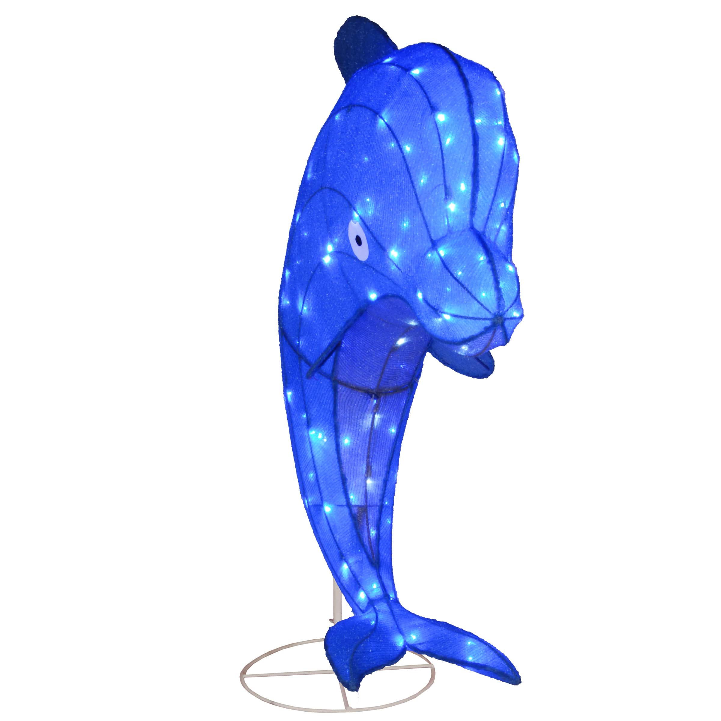 40" Blue Dolphin with LED Lights