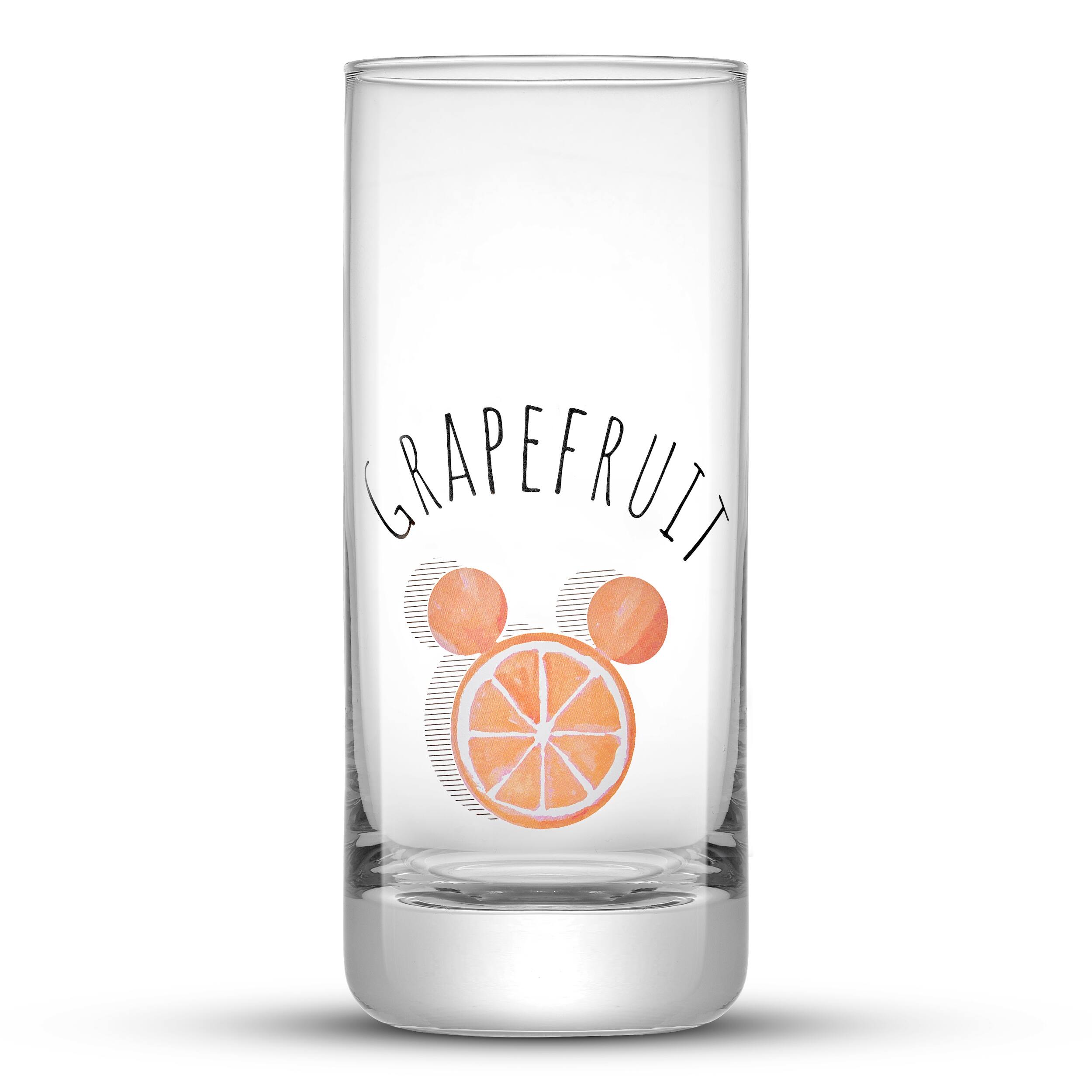 JoyJolt® Disney® 14.2oz. Mickey Mouse Citrus Tall Drinking Glass, 4ct.