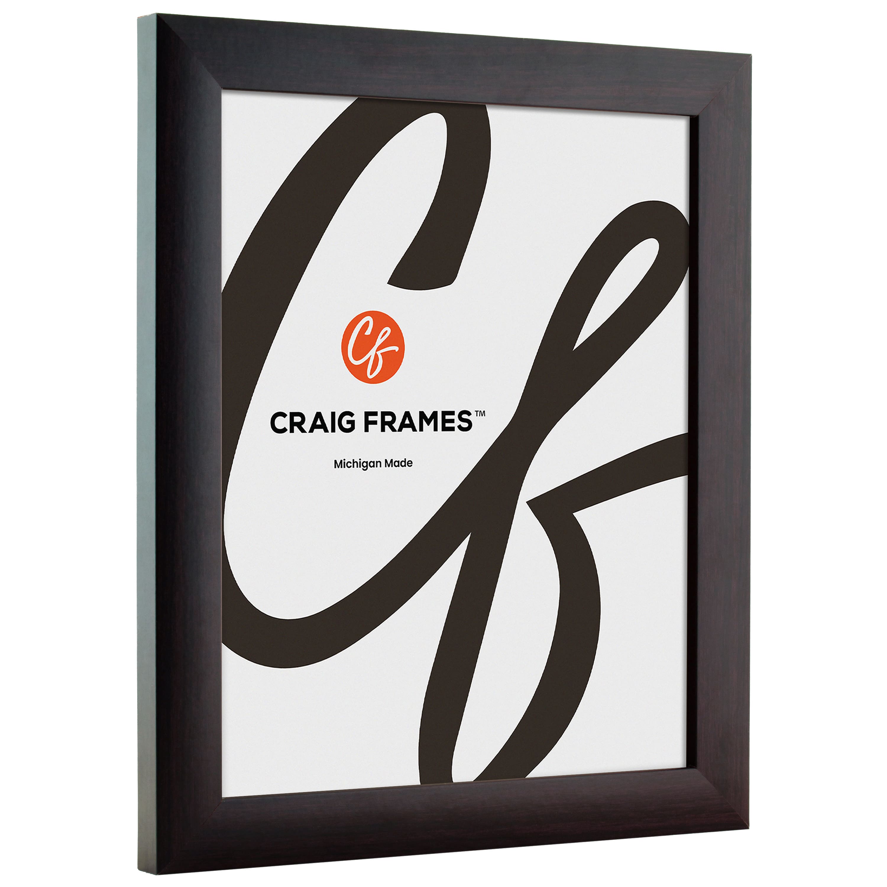 2 Pack Craig Frames Contemporary Brazilian Walnut Picture Frame