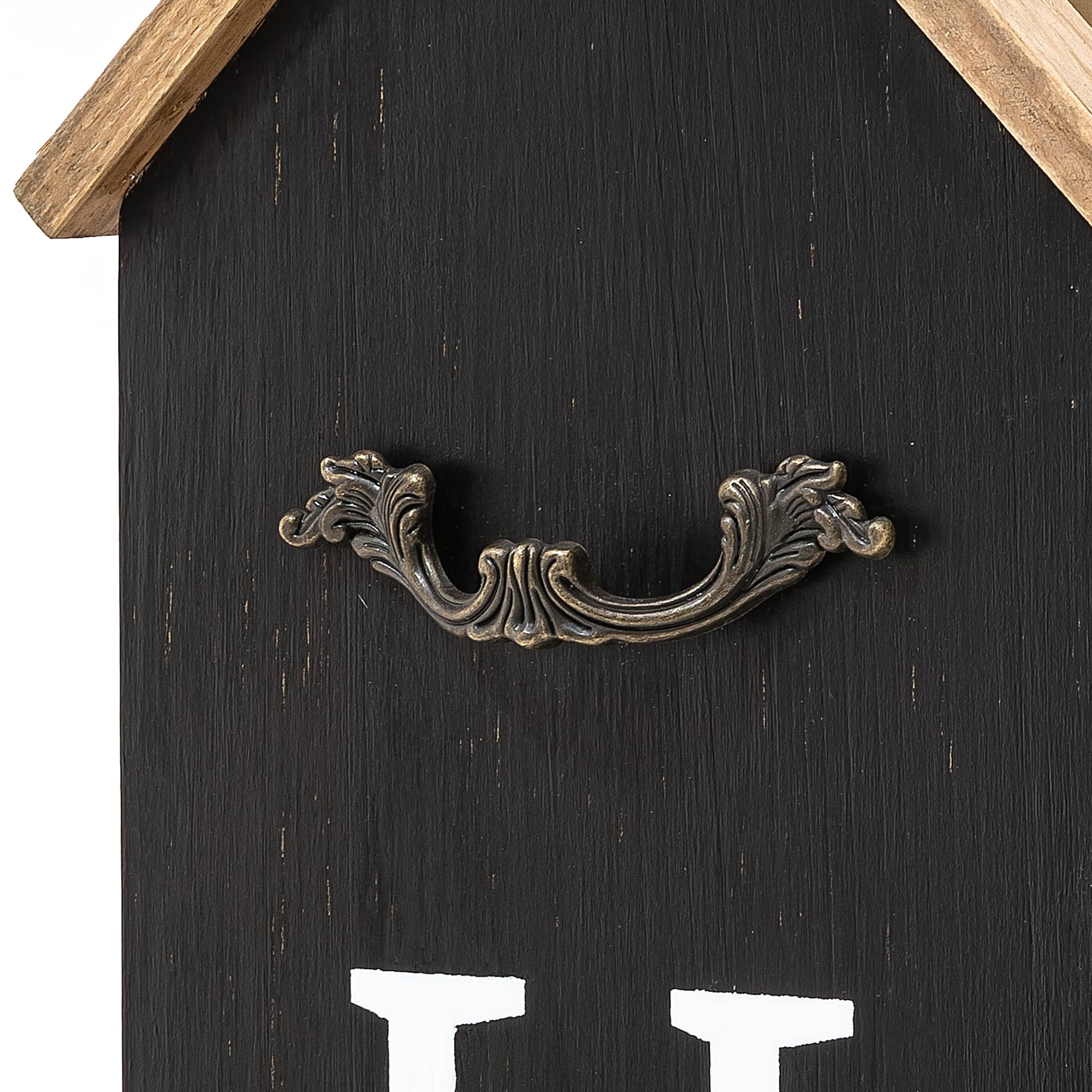 Glitzhome® 30" Wood Home Boxed Porch Sign
