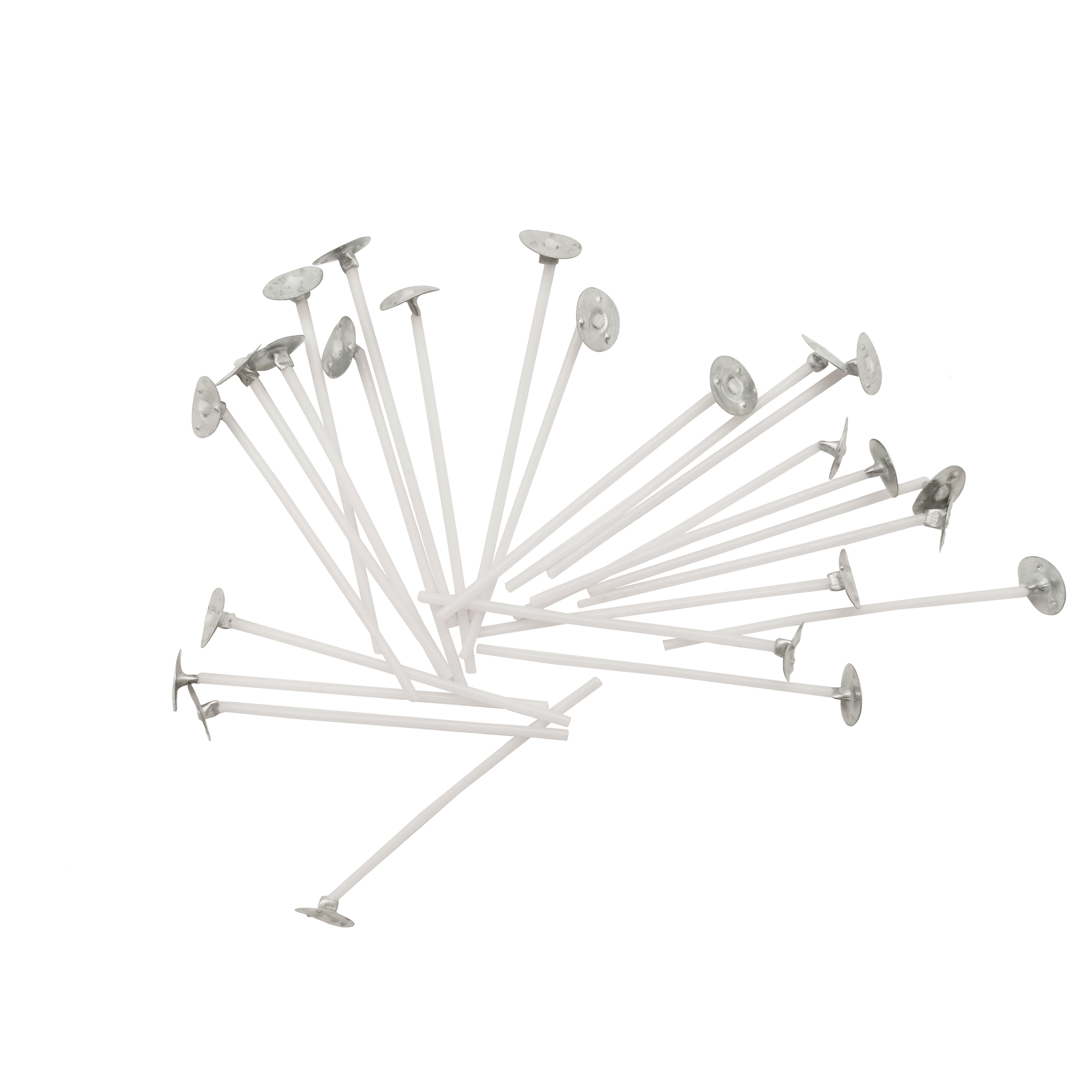 12 Packs: 24 ct. (288 total) 3" Pre-Waxed Candle Wicks & Clips by Make Market®