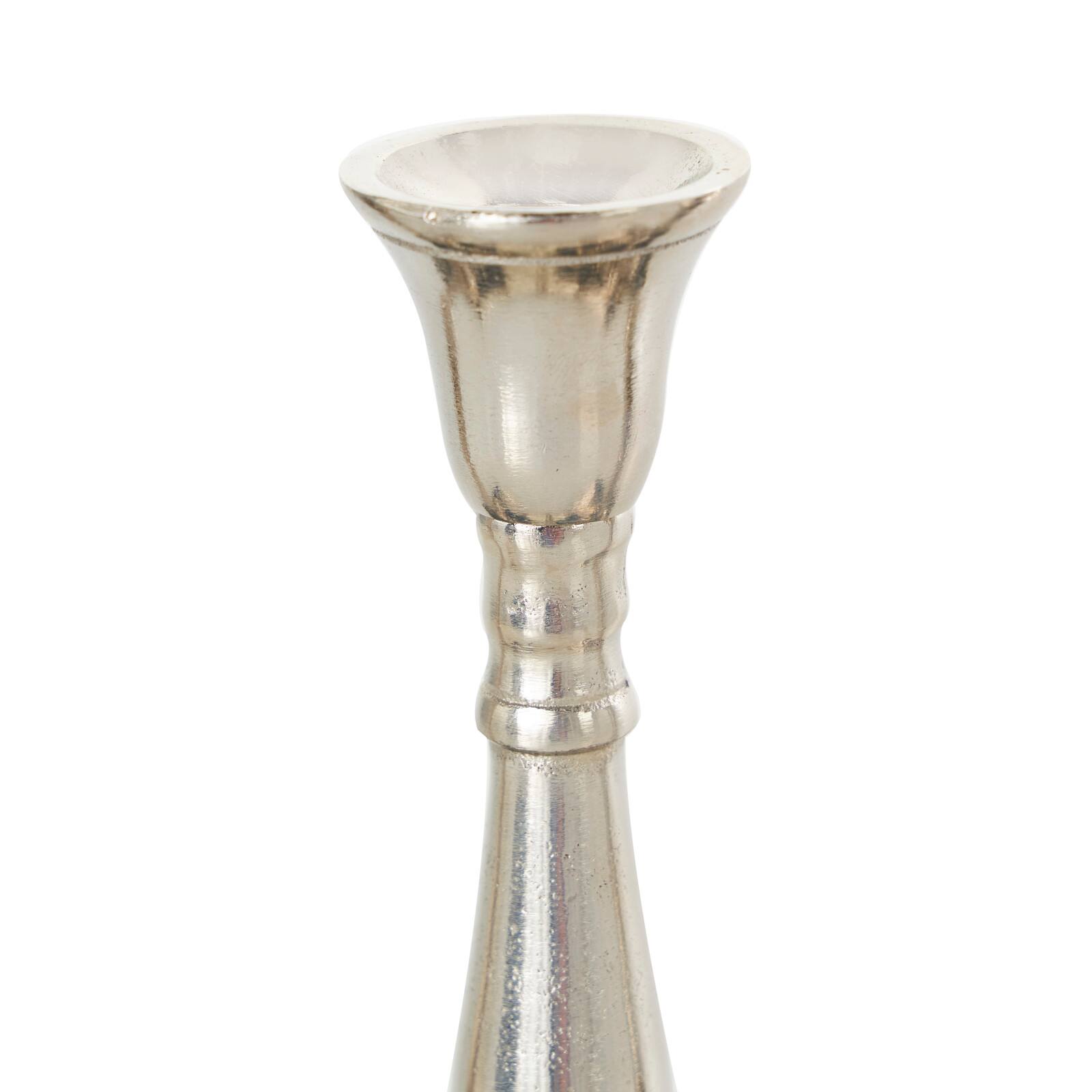 Aluminum 3 Candle Candelabra with Candle Plate