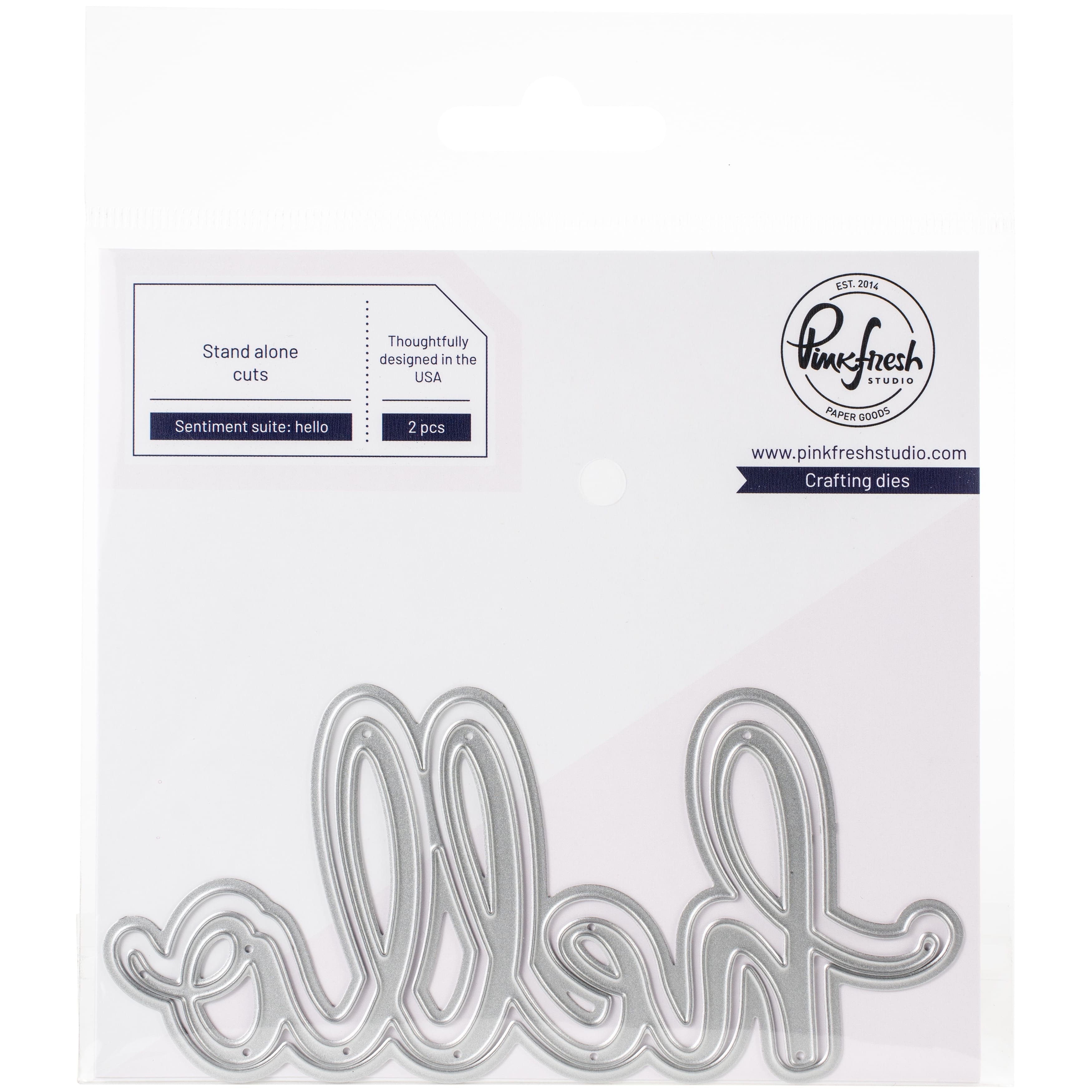 Pinkfresh Studio Mega Hello Die Set
