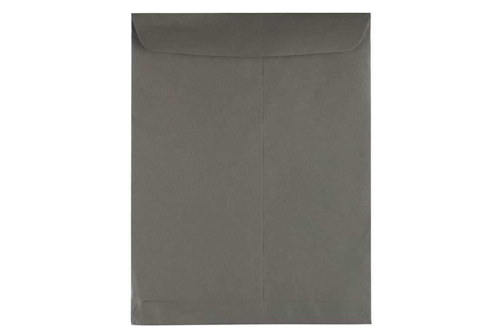 JAM Paper 10" x 13" Dark Gray Open End Catalog Premium Envelopes, 100ct.