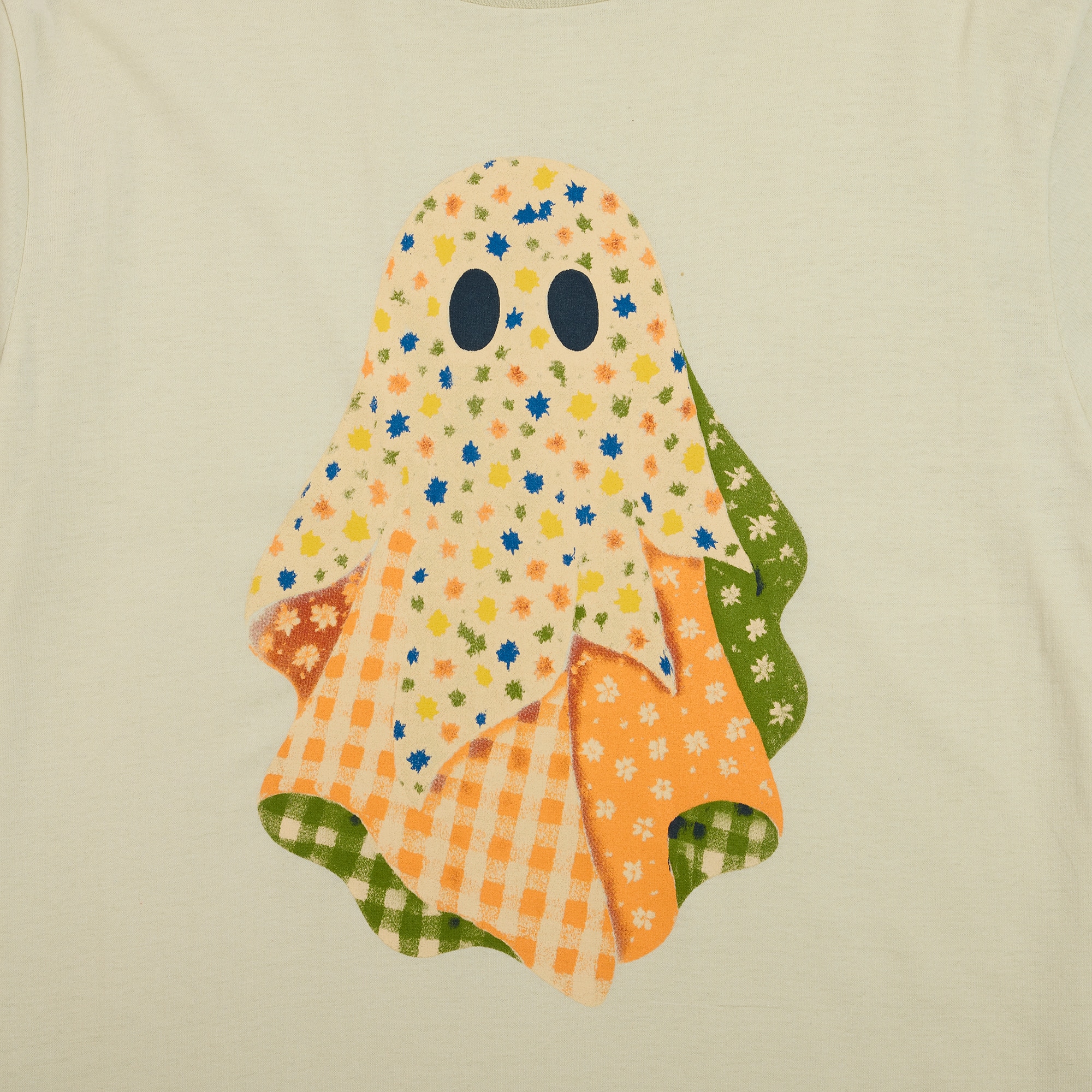 Patchwork Ghost Adult T-Shirt