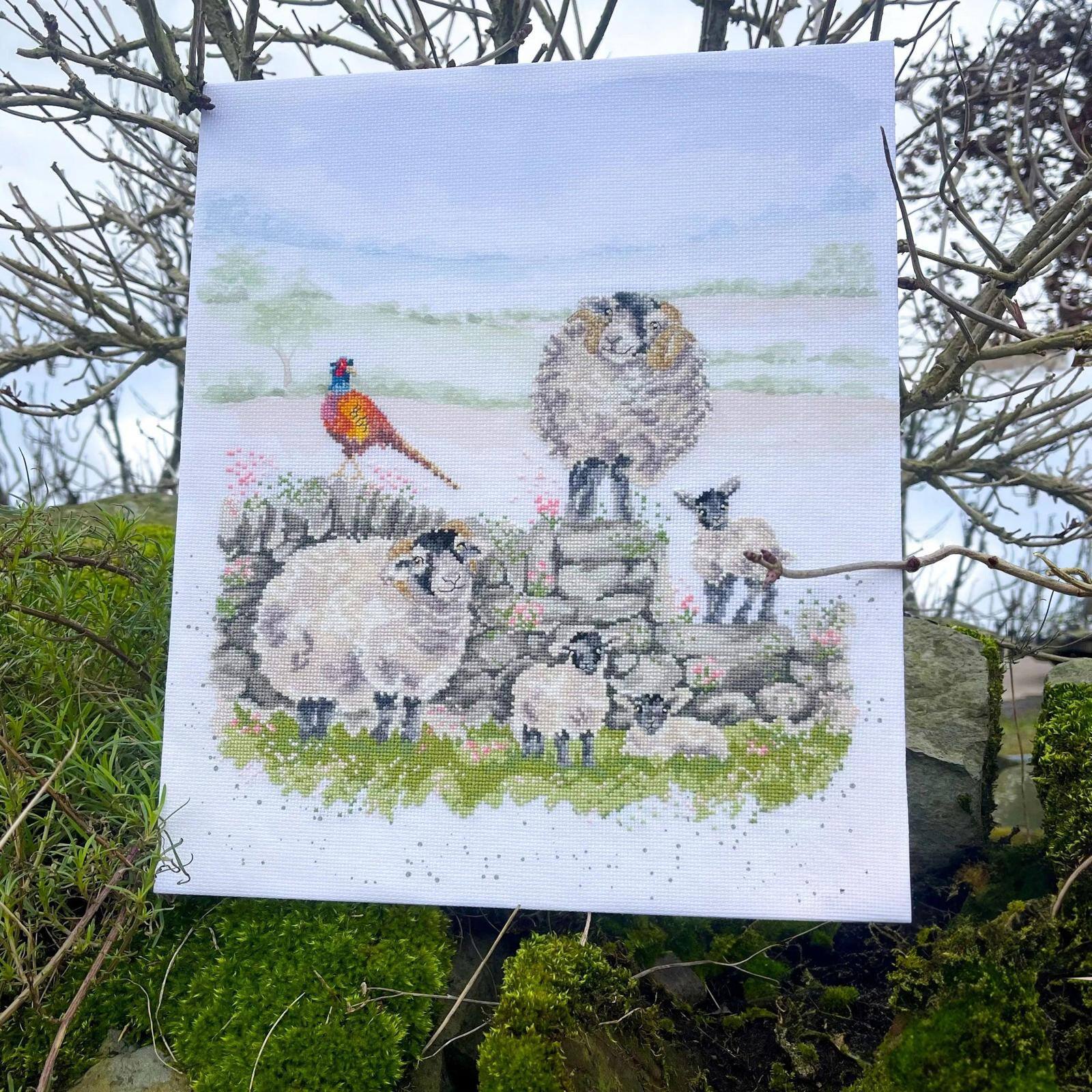 Bothy Threads Green Pastures Counted Cross Stitch Kit