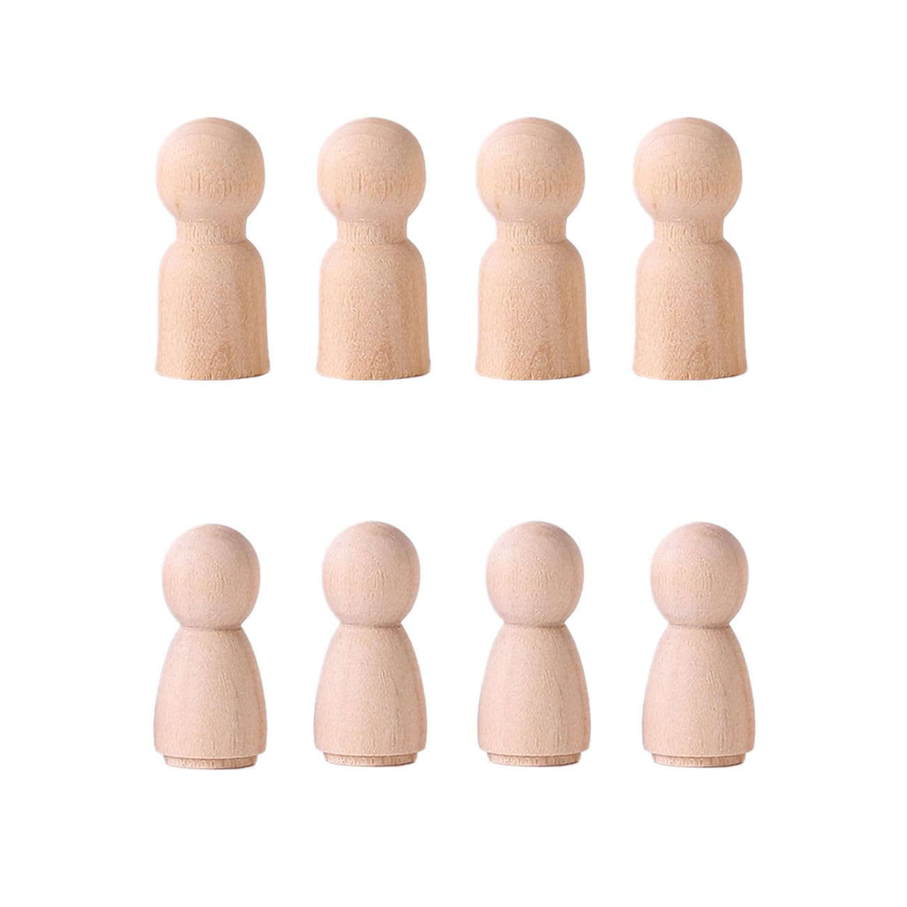 12 Packs: 8 ct. (96 total) 1" Wooden Peg People by Creatology™