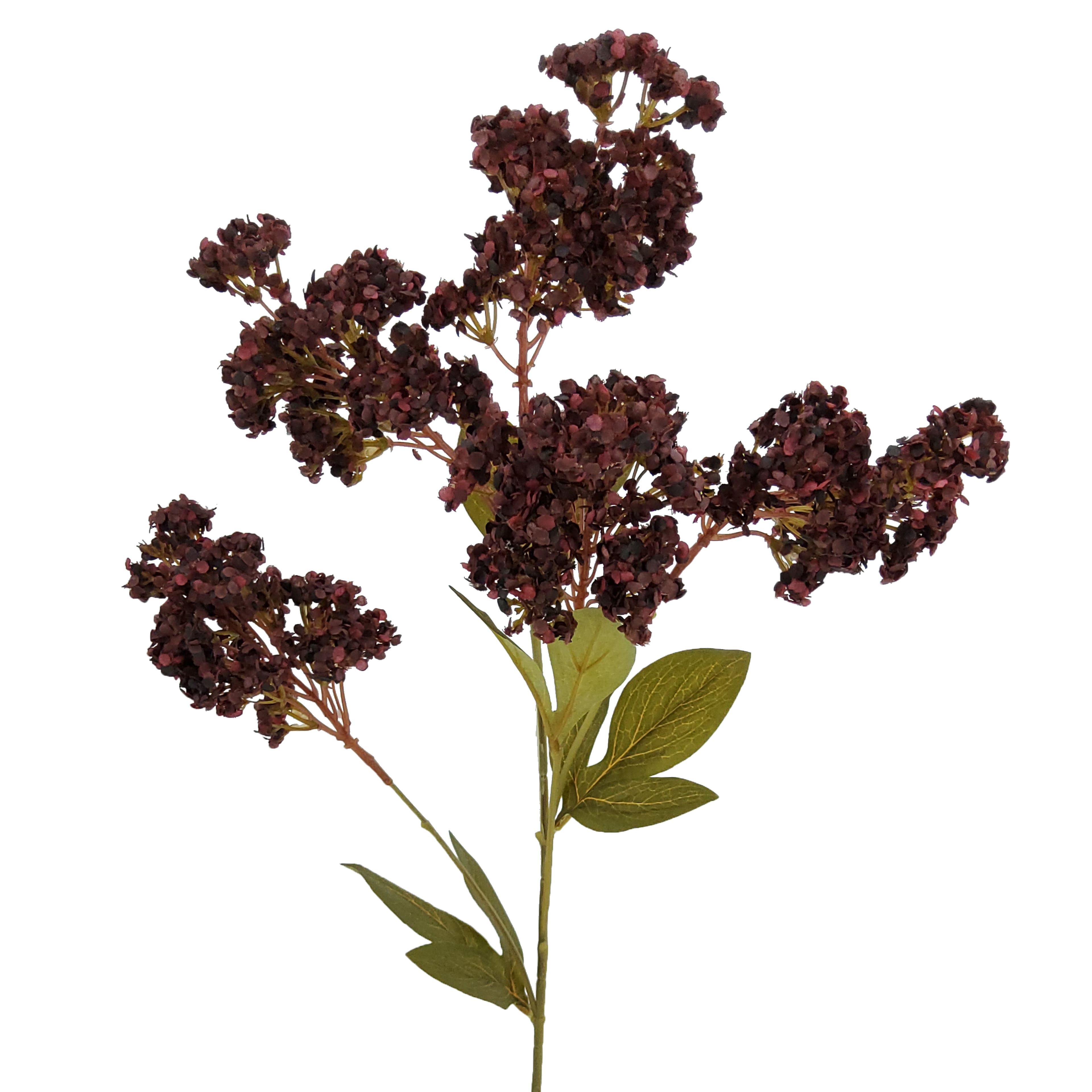 29" Burgundy Mini Hydrangea Stem by Ashland®