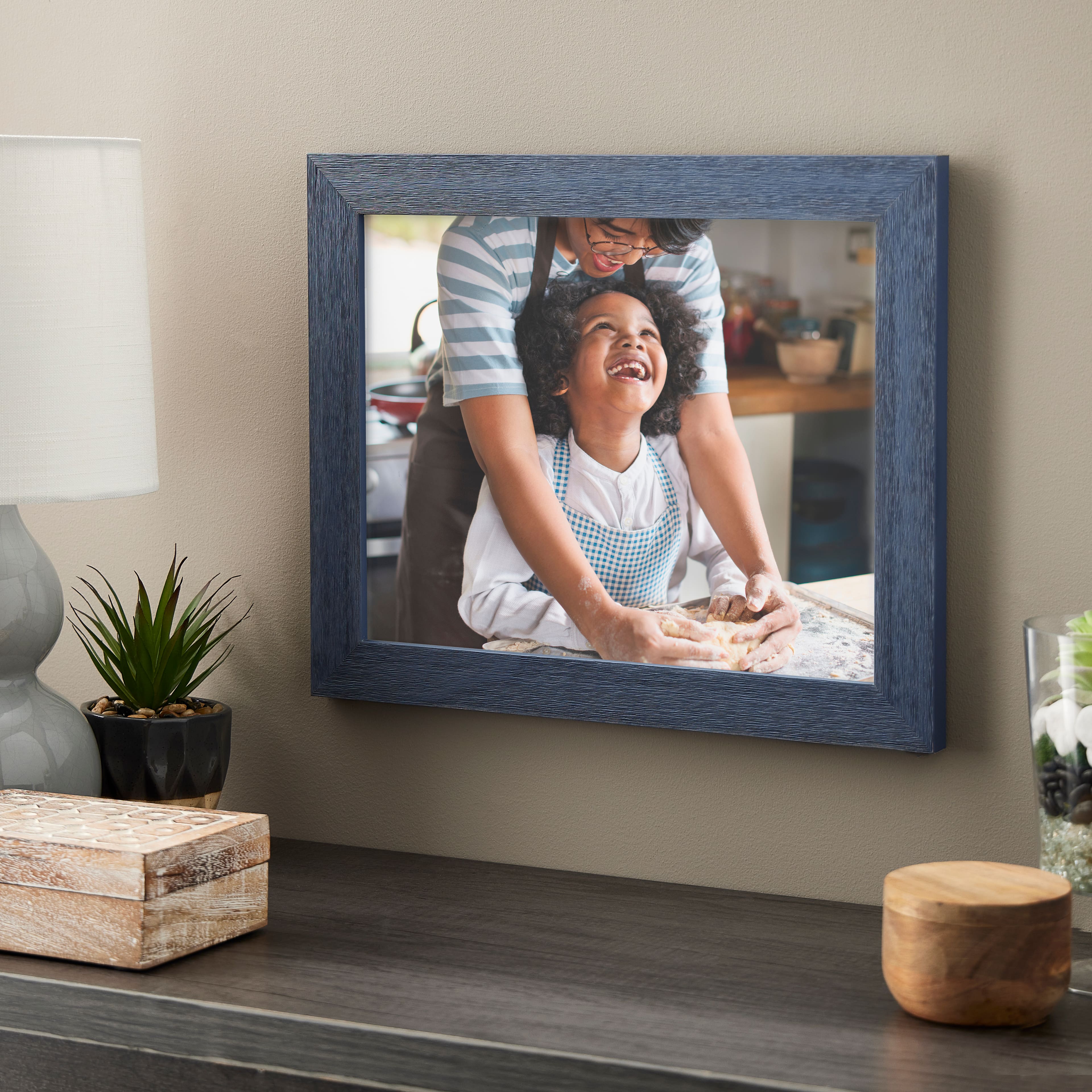 Home Distressed Blue Frame by Studio Décor