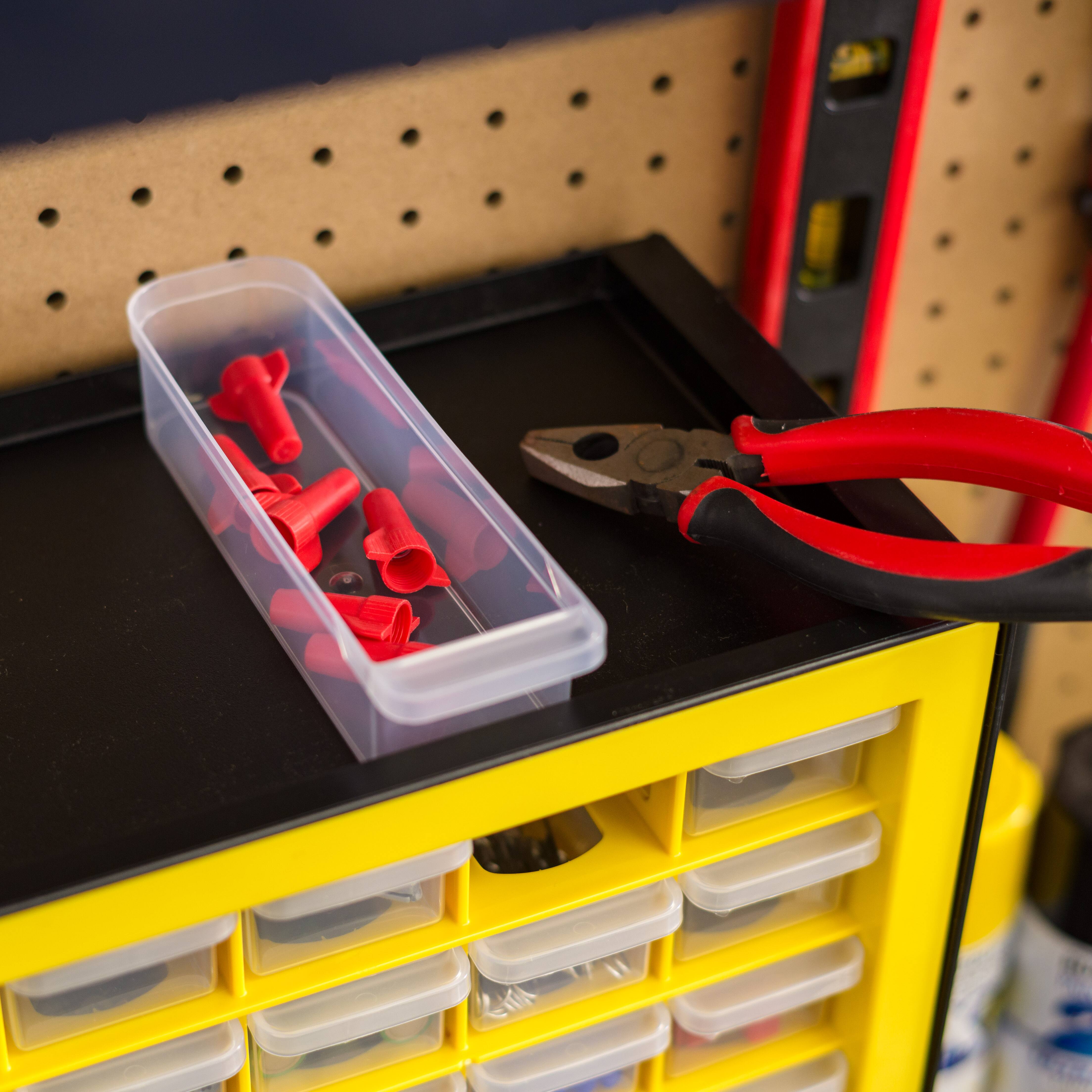 IRIS® Yellow & Black -Drawer Parts Cabinet