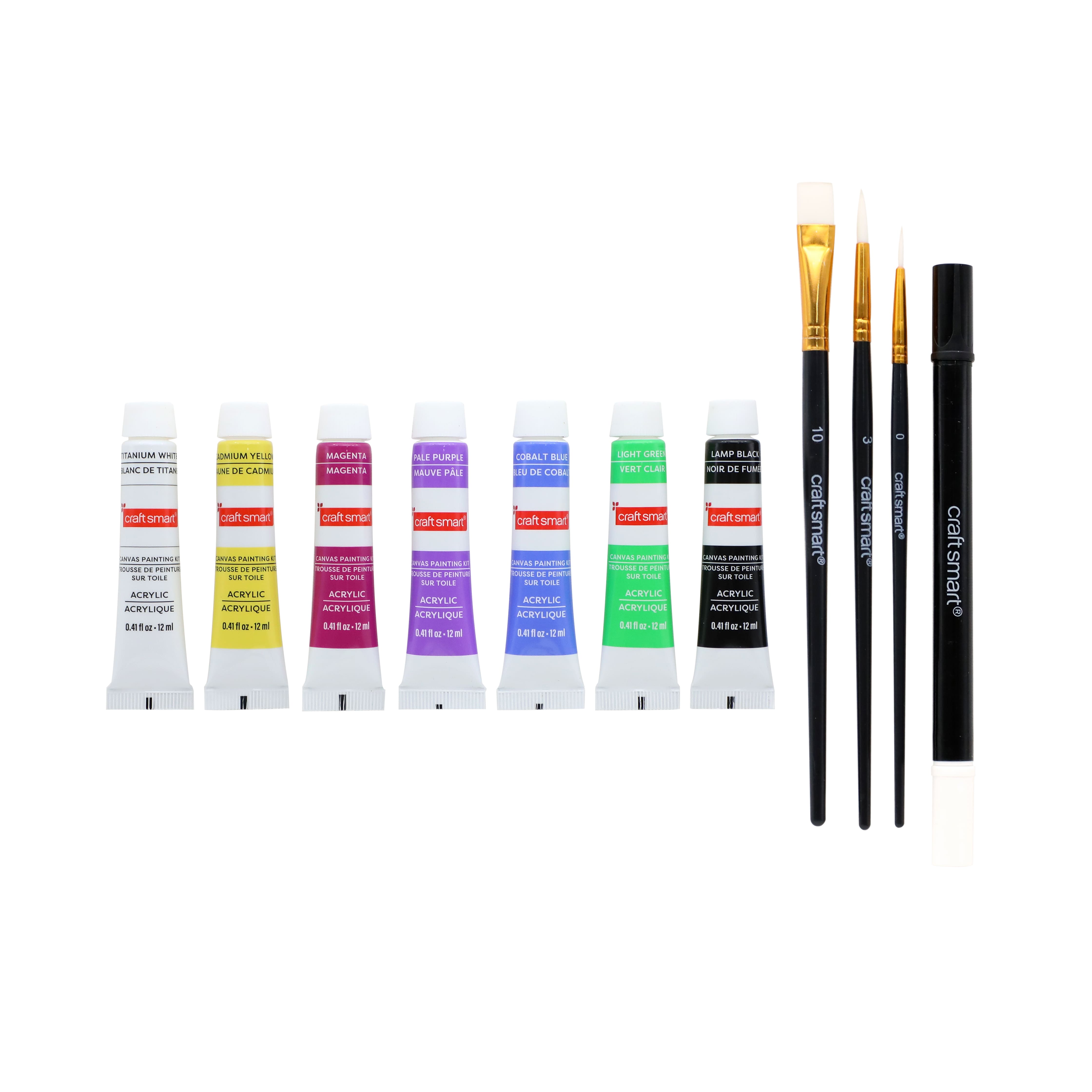 9" x 11" Skeleton Couple Arch Canvas Painting Kit by Craft Smart®