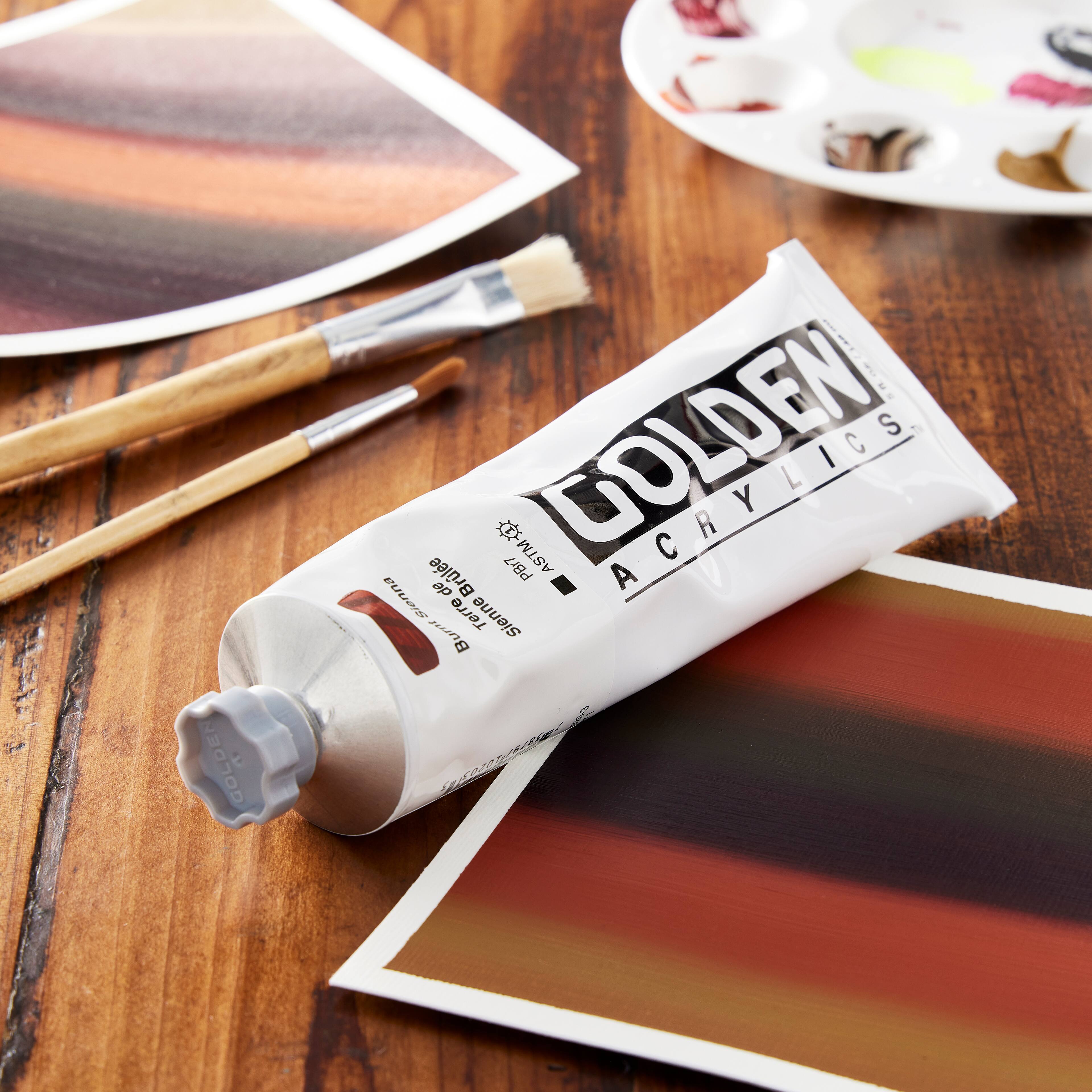 Peinture acrylique haute viscosité de Golden 148 ml