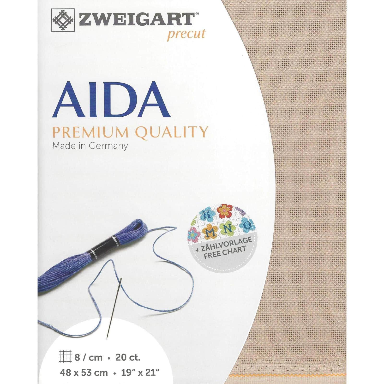 Zweigart® Aida Extra Fine 20 Count Precut Fabric