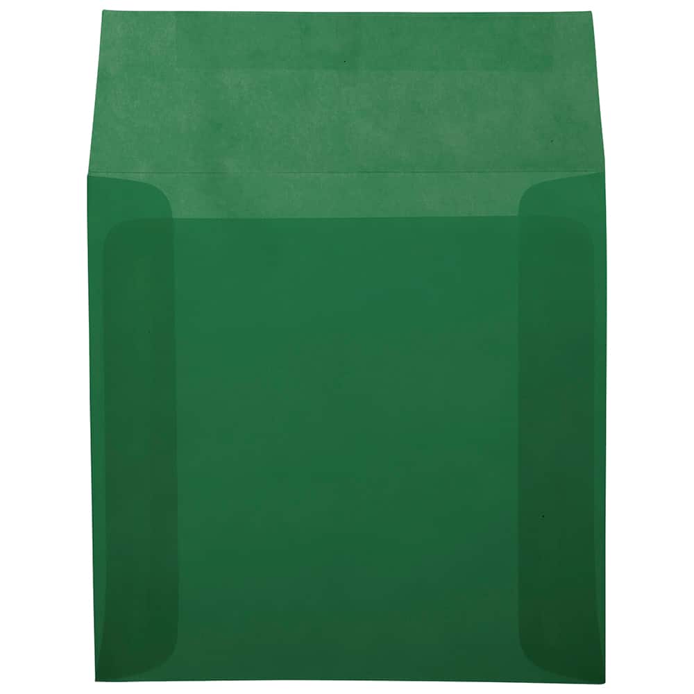 JAM Paper 6" x 6" Translucent Vellum Invitation Envelopes, 25ct.