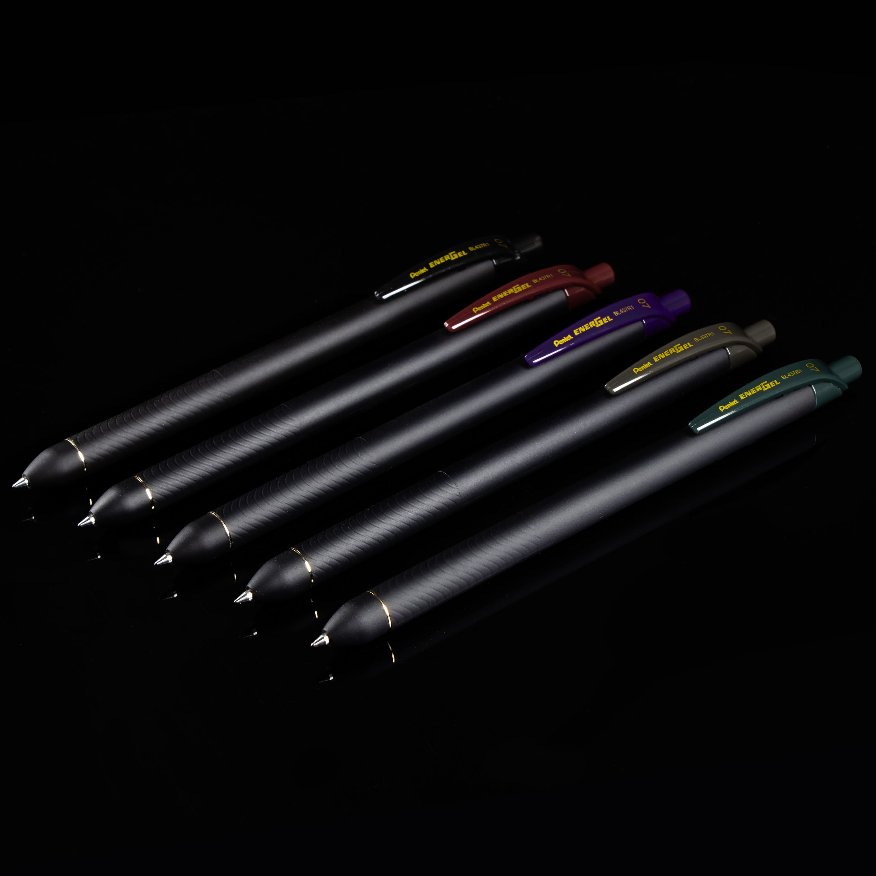 Pentel EnerGel® Kuro Shades of Black 0.7mm Liquid Gel Pen Set