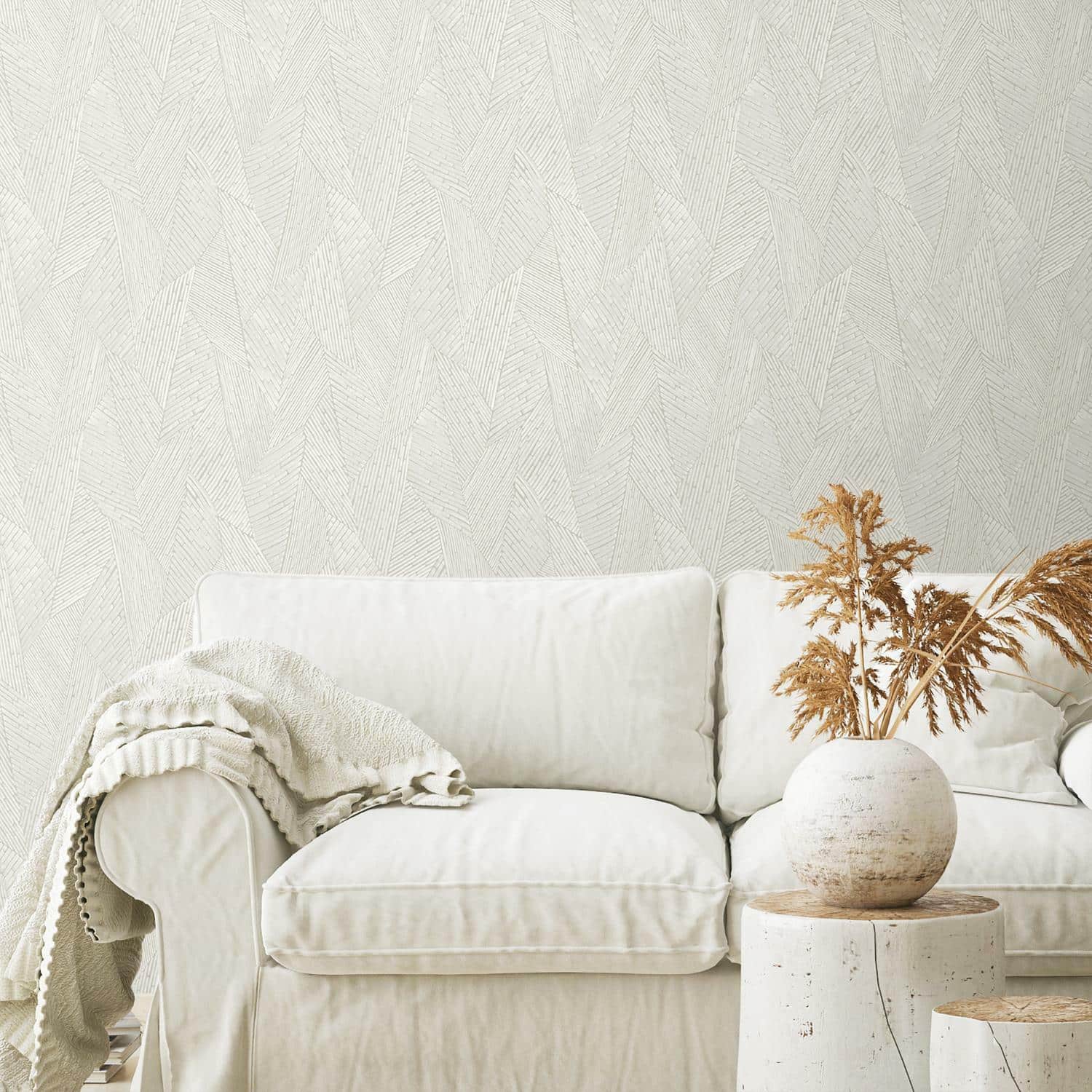 RoomMates Woven Reed Stitch Peel & Stick Wallpaper