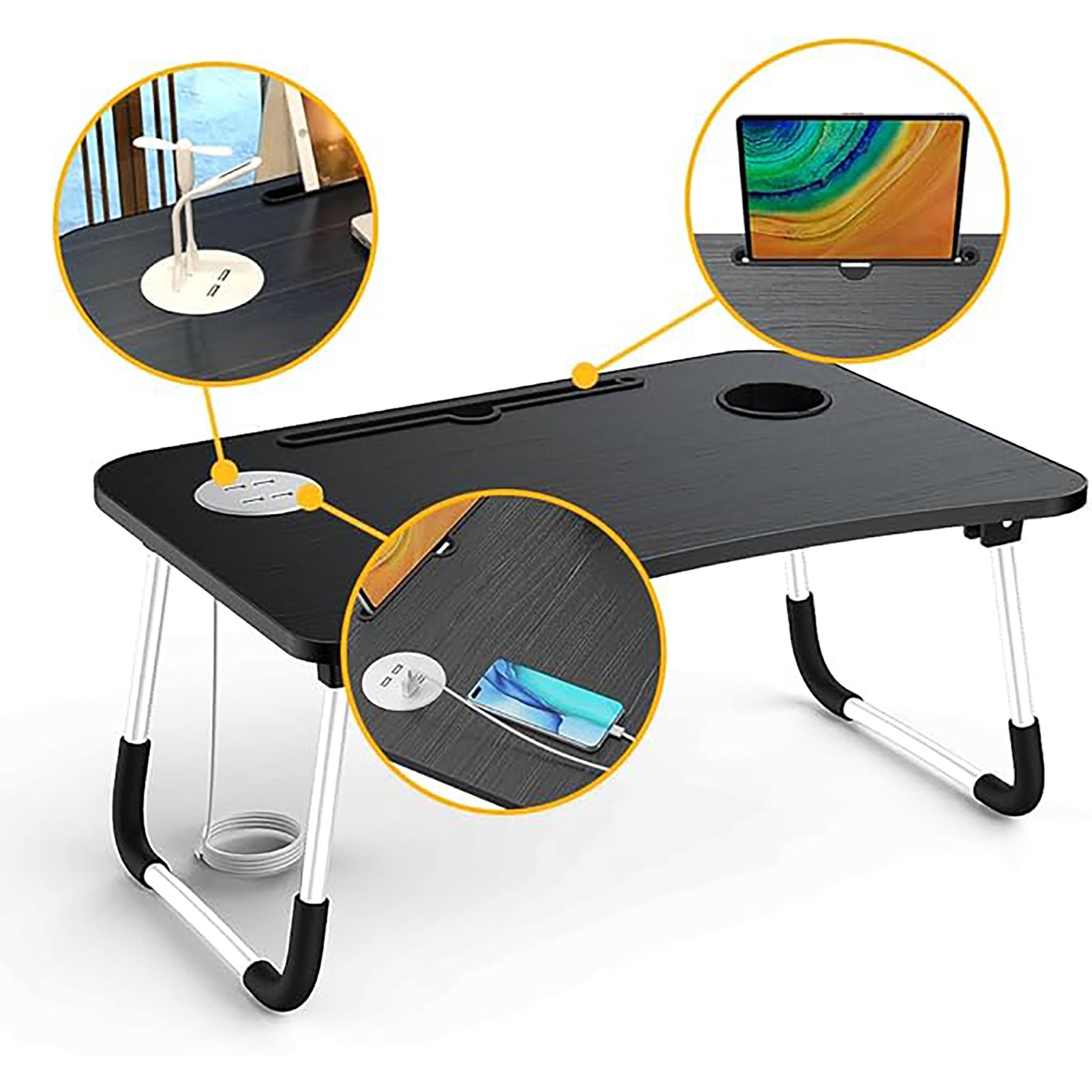 Sparkly Selections 25.25" Black Diamond Painting & Crafting Lap Desk