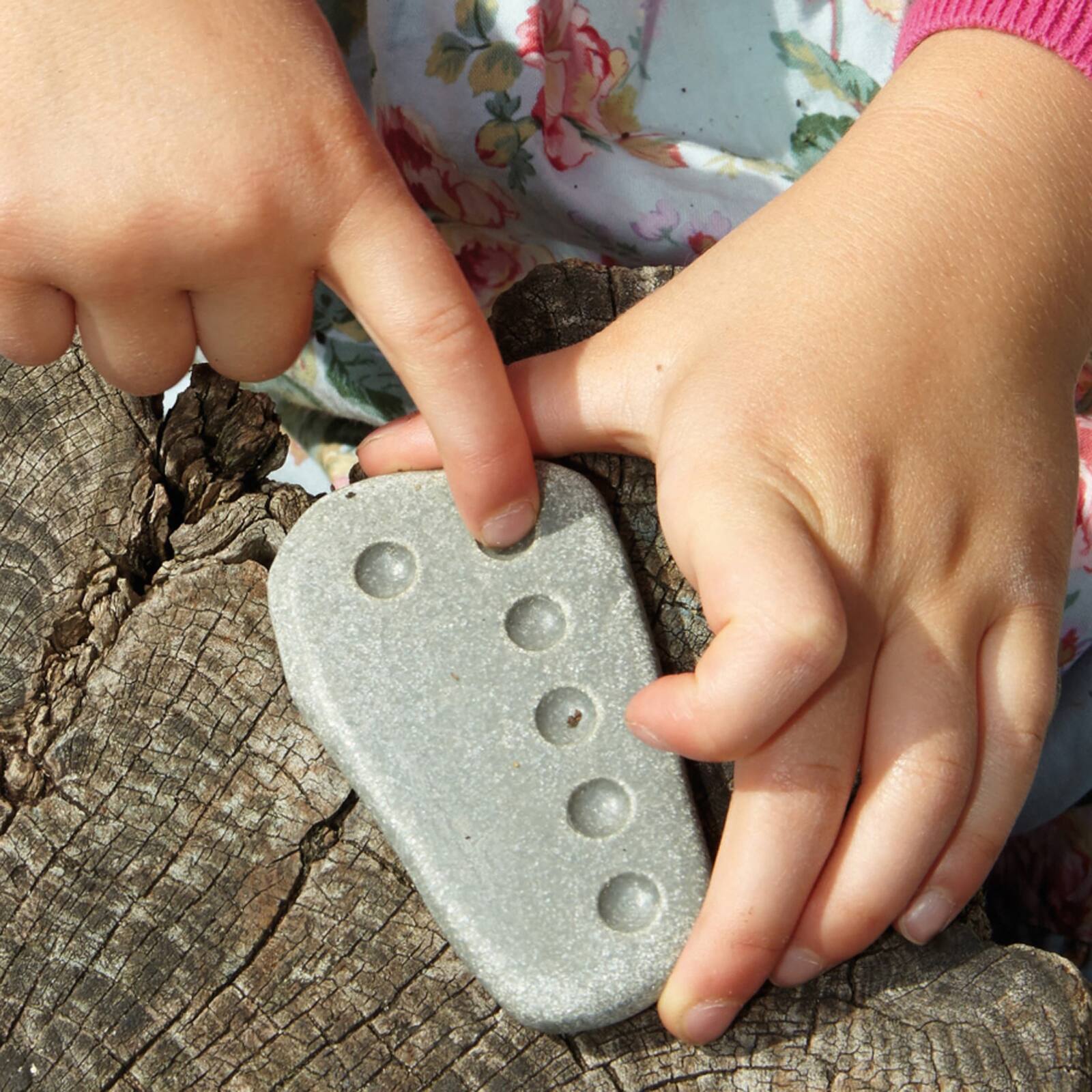 Yellow Door Tactile Counting Stones, 20ct.