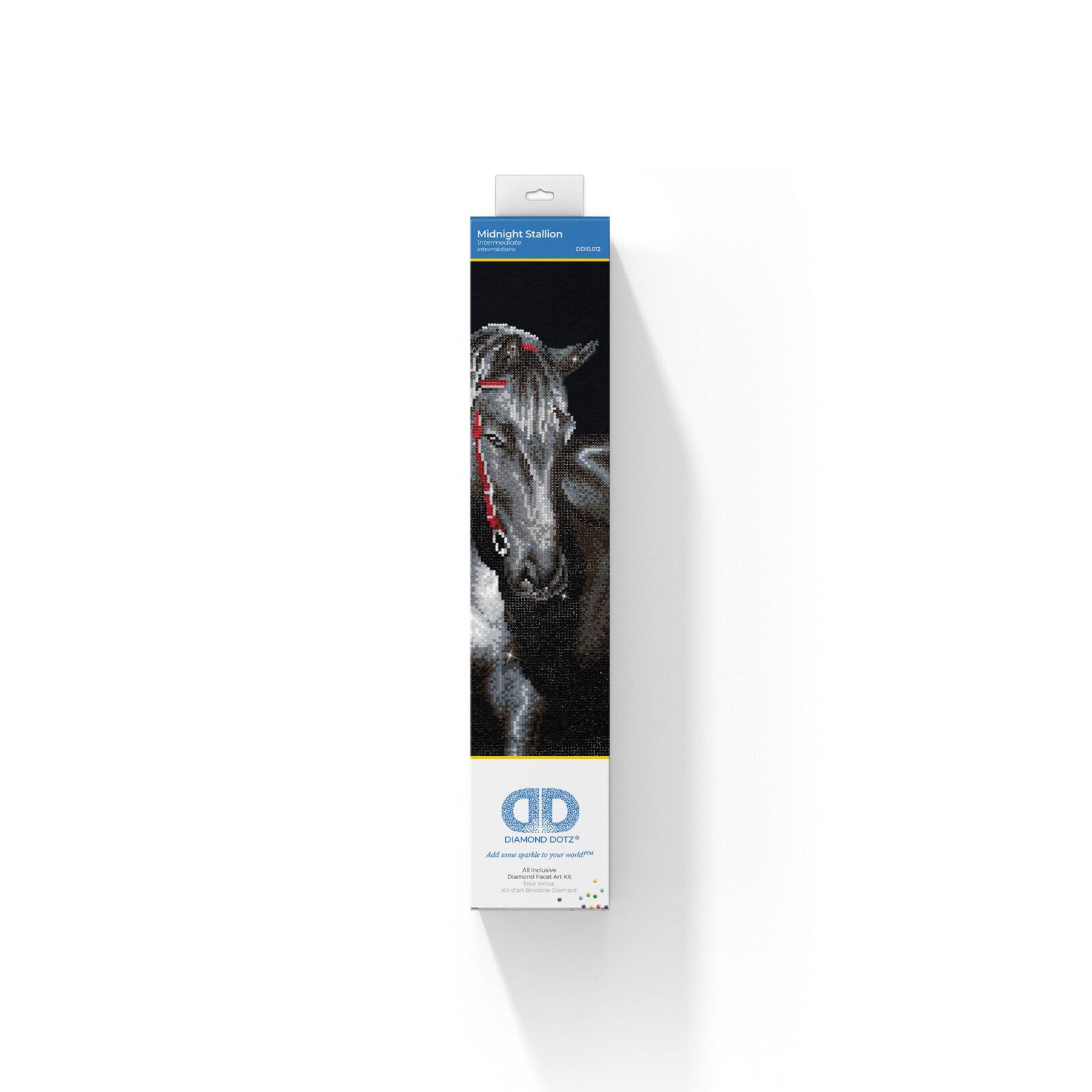 Diamond Dotz® Intermediate Midnight Stallion Diamond Painting Kit