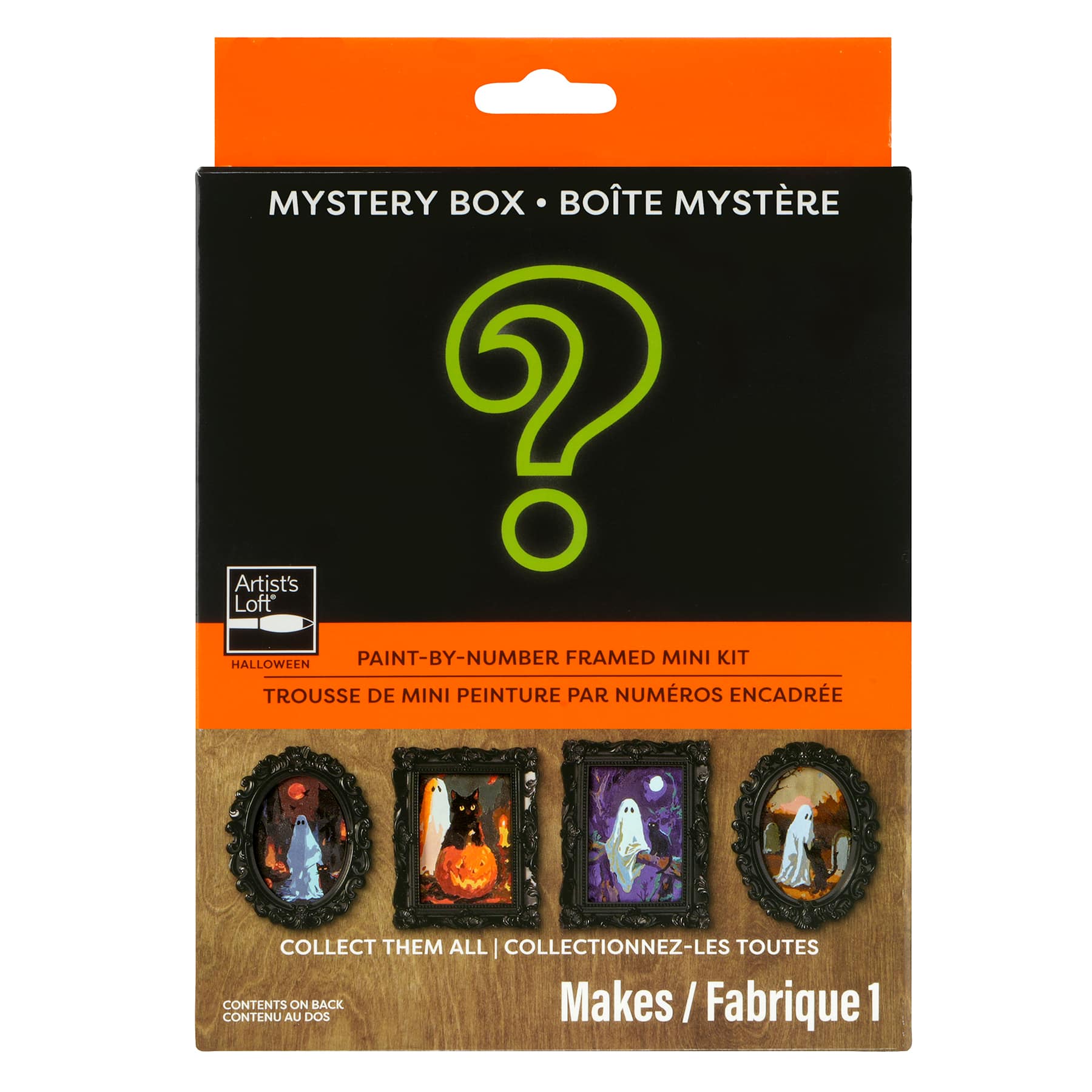 Mystery Cat & Ghost Paint-by-Number Framed Mini Kit by Artist's Loft®