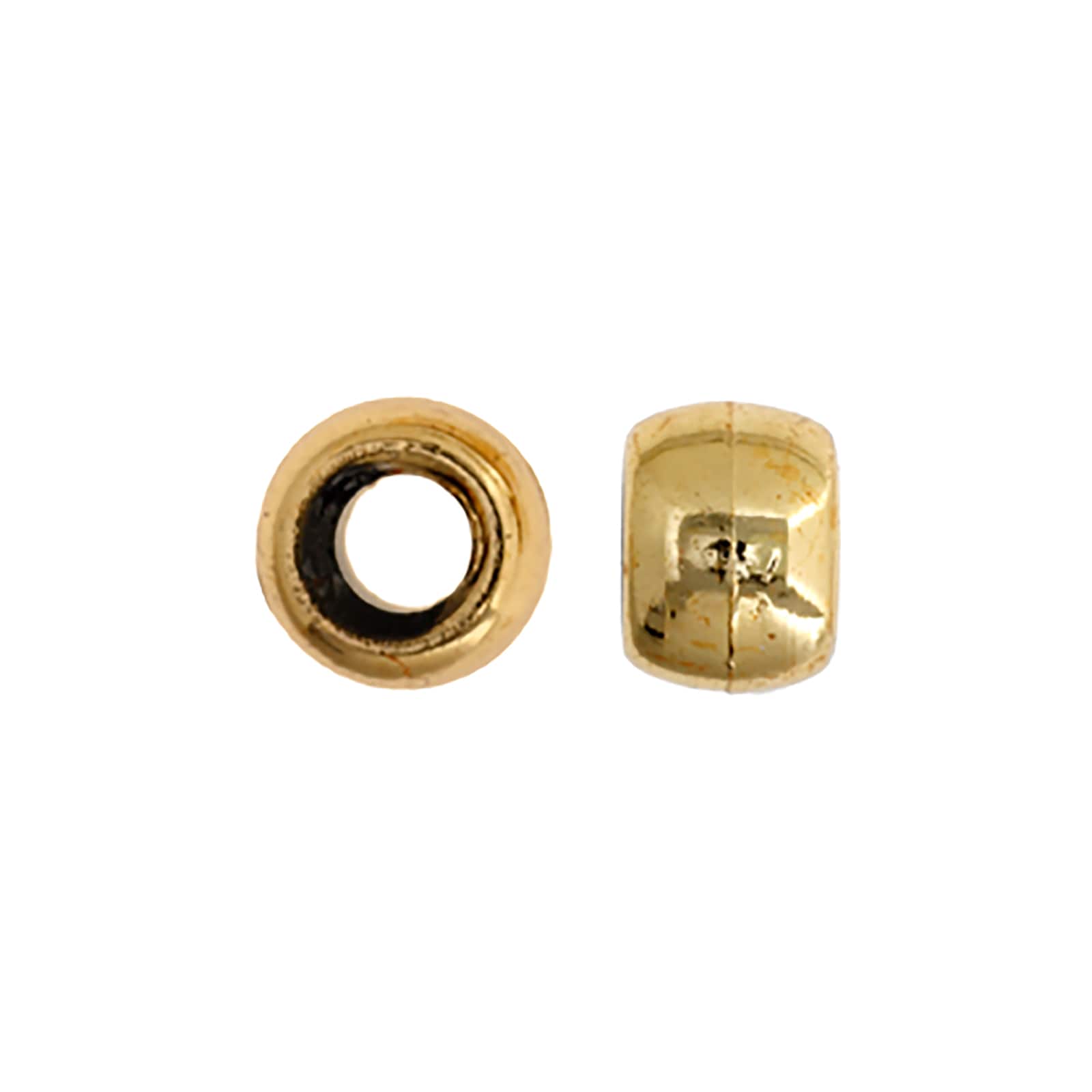 John Bead 9mm Metalized Opaque Pony Beads, 1,000ct.
