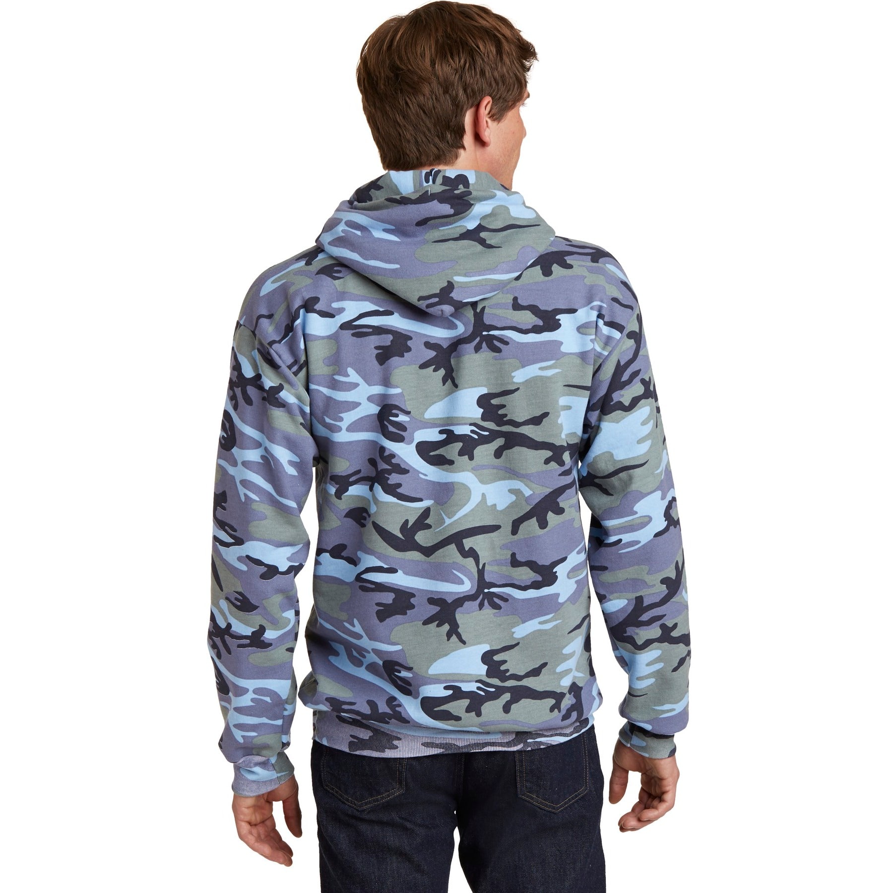 Port & Company® Camo Core Fleece Pullover Hooded Sweatshirt
