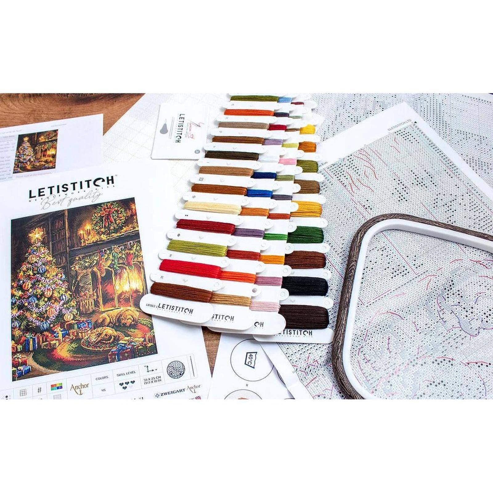 Letistitch Christmas Eve Counted Cross Stitch Kit