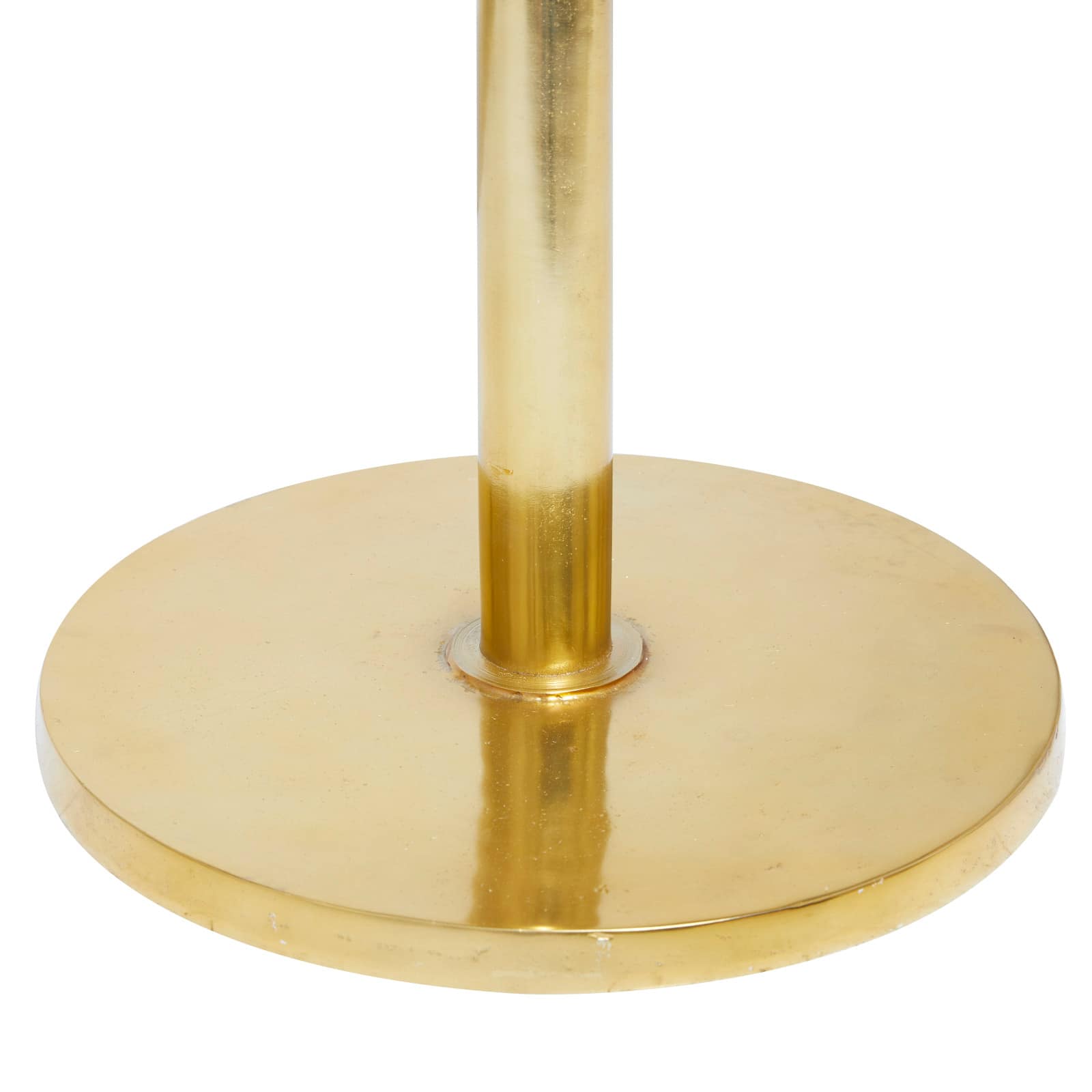 Gold Aluminum Contemporary Coat Rack, 69" x 15" x 15"