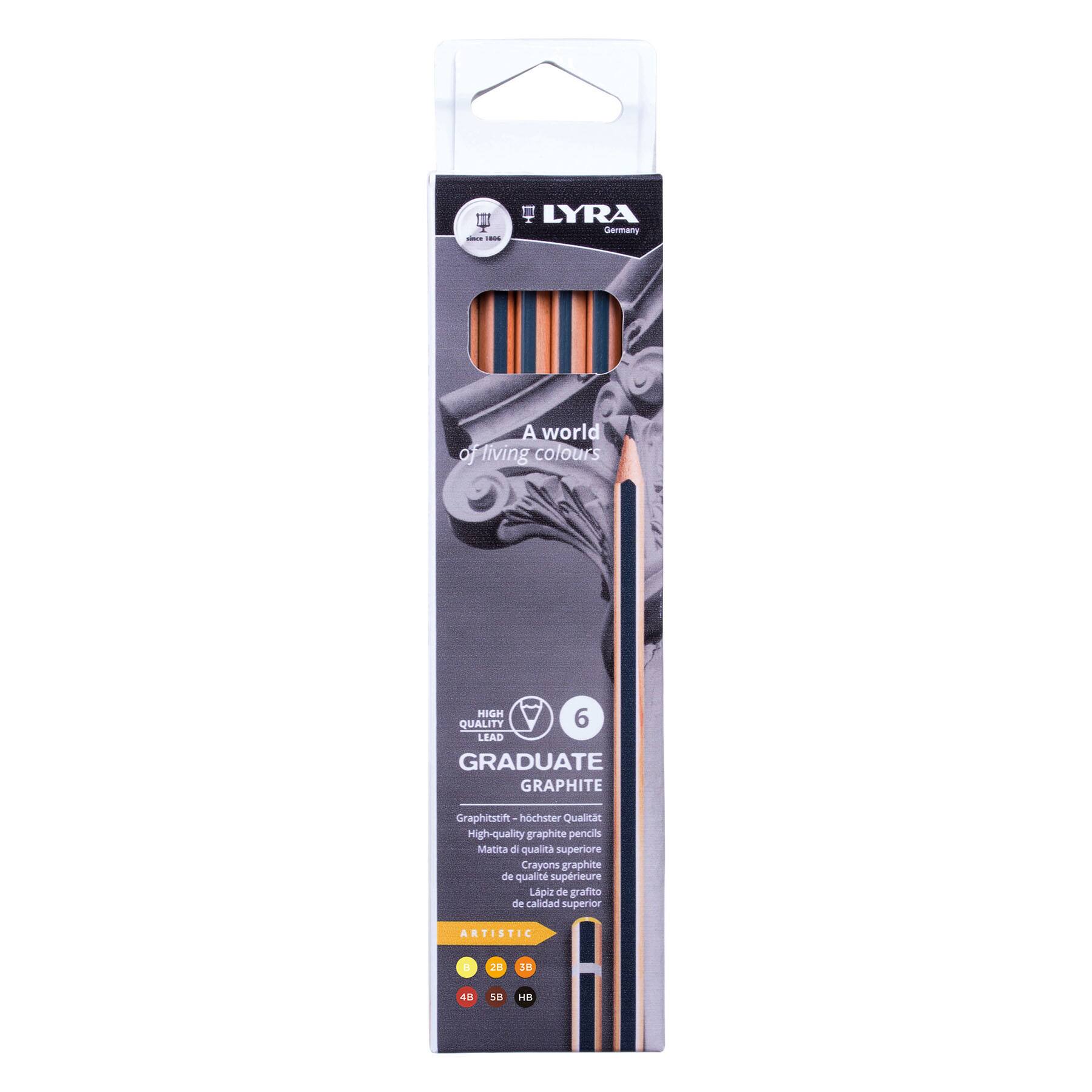 Lyra Graduate Artist Graphite Pencils, 6ct.