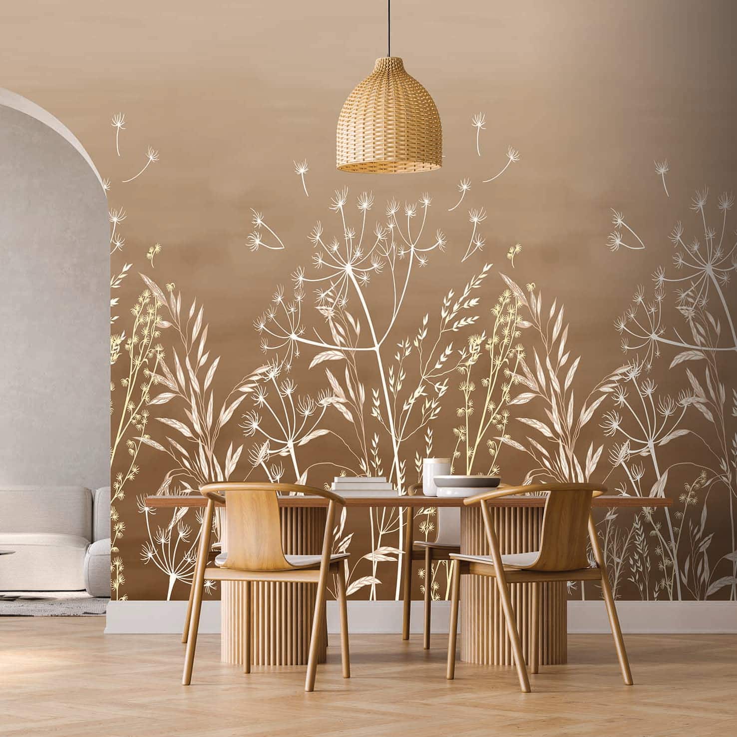 Designs Direct Dandelion Drift Wall Mural