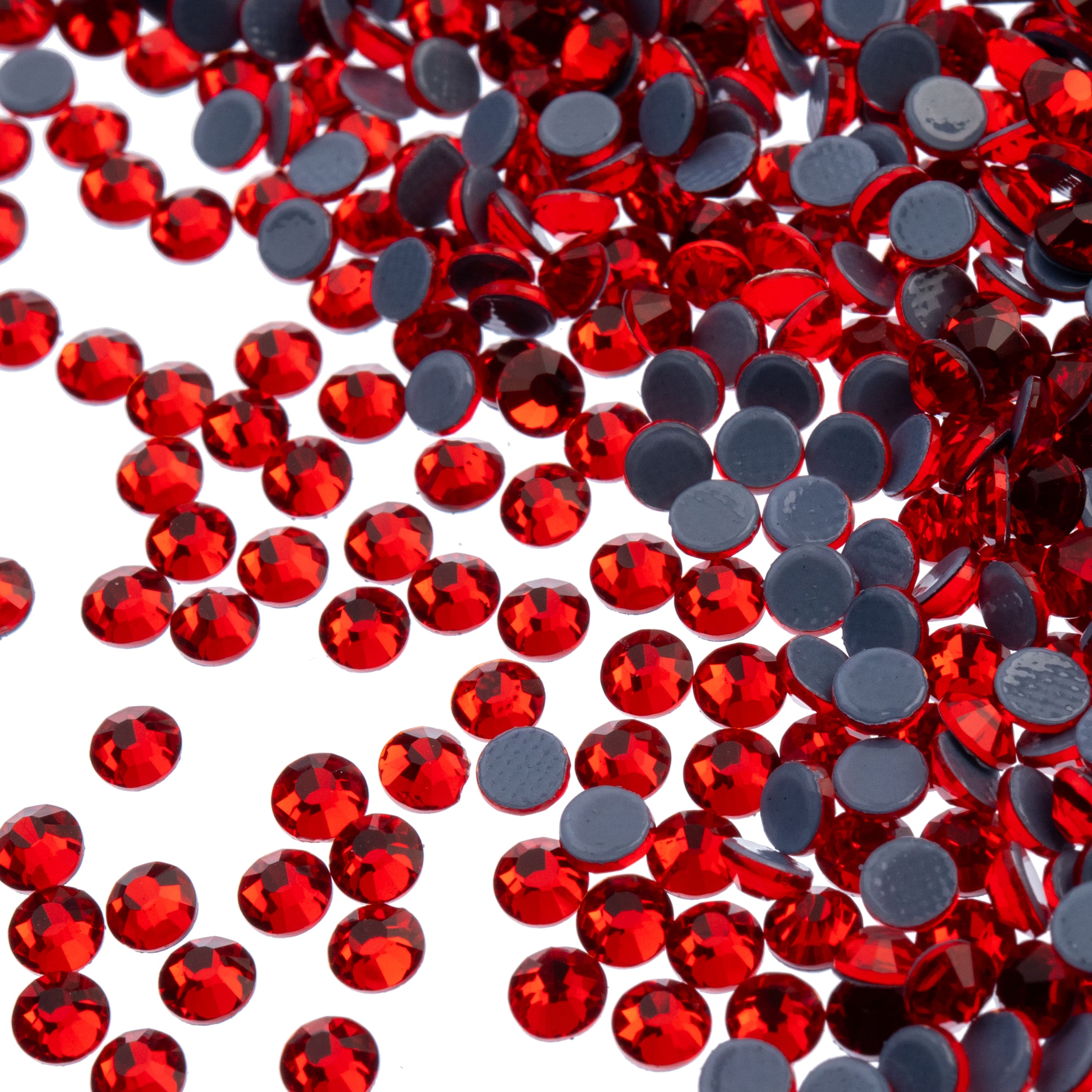 Crystal Lane DIY SS6 Round Glass Flatback Hotfix Rhinestones, 1,440ct.