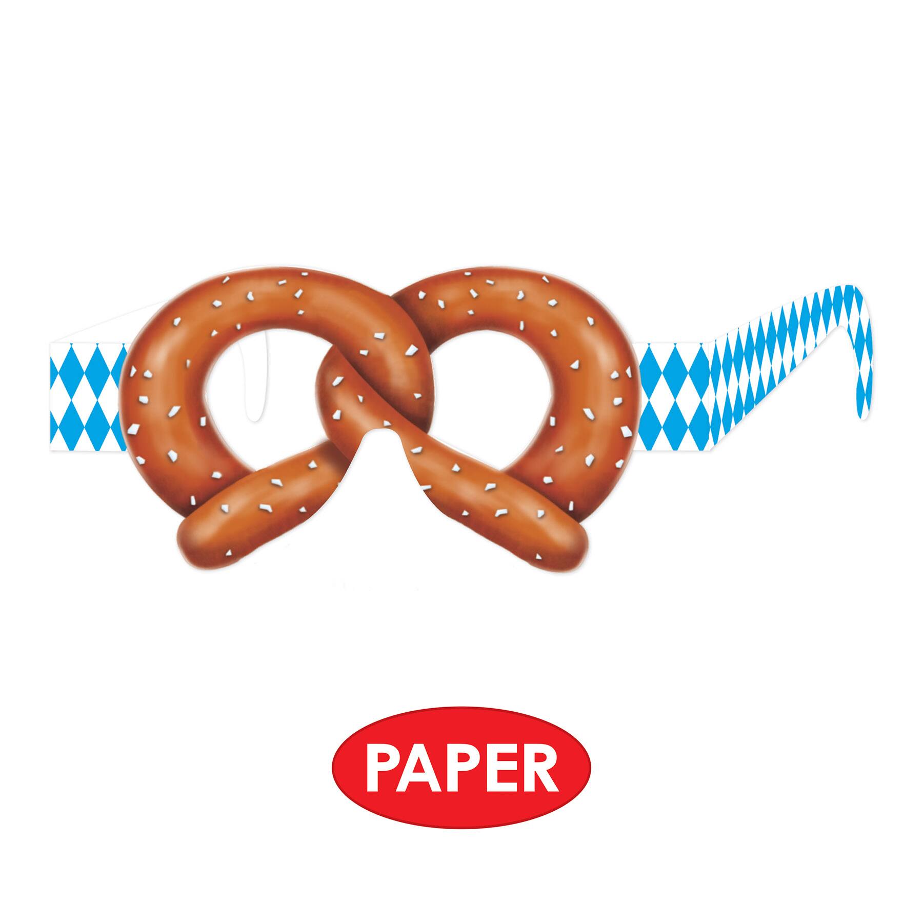 Beistle Pretzel Eyeglasses, 24ct.