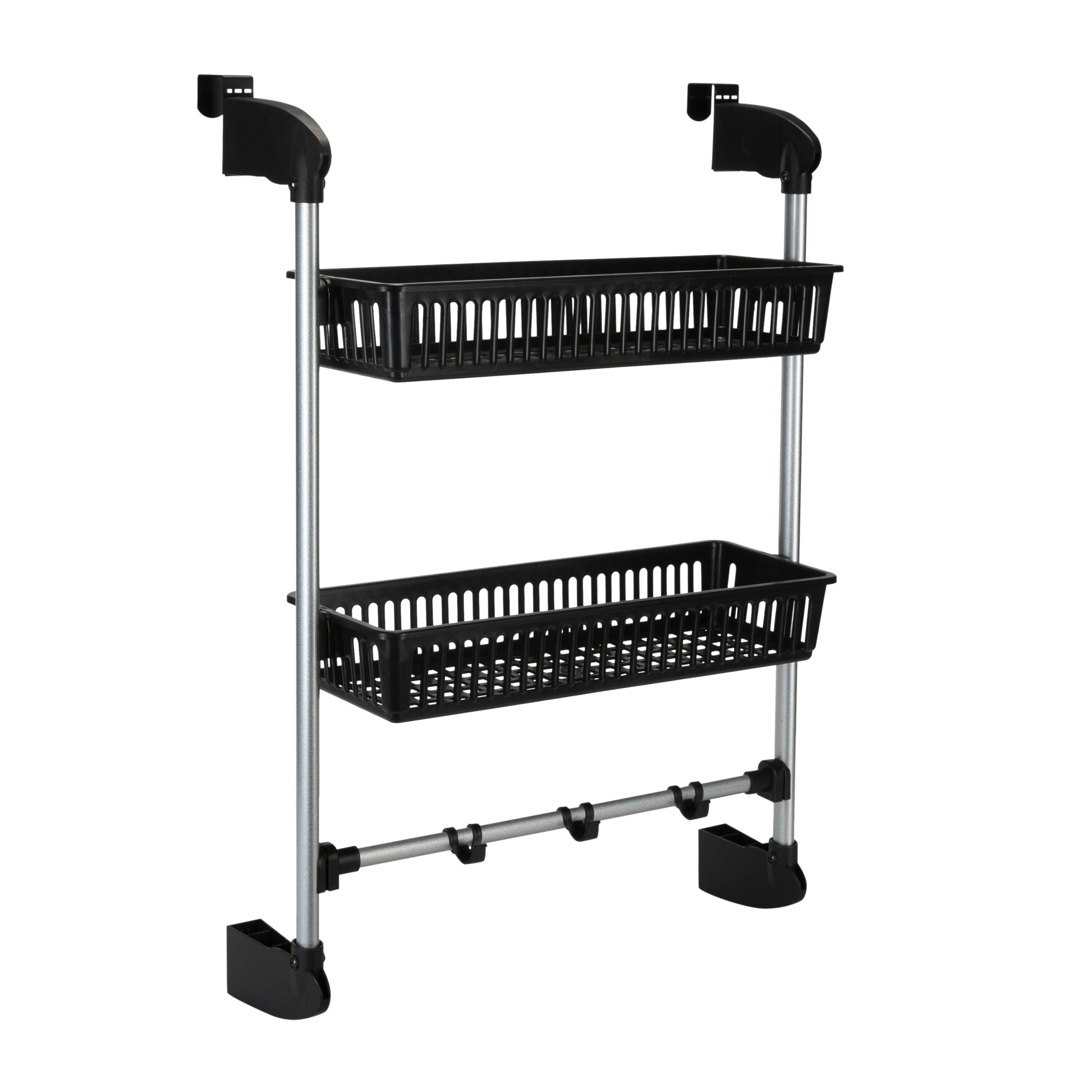 Organize It All 2 Basket Over the Door Storage Hook