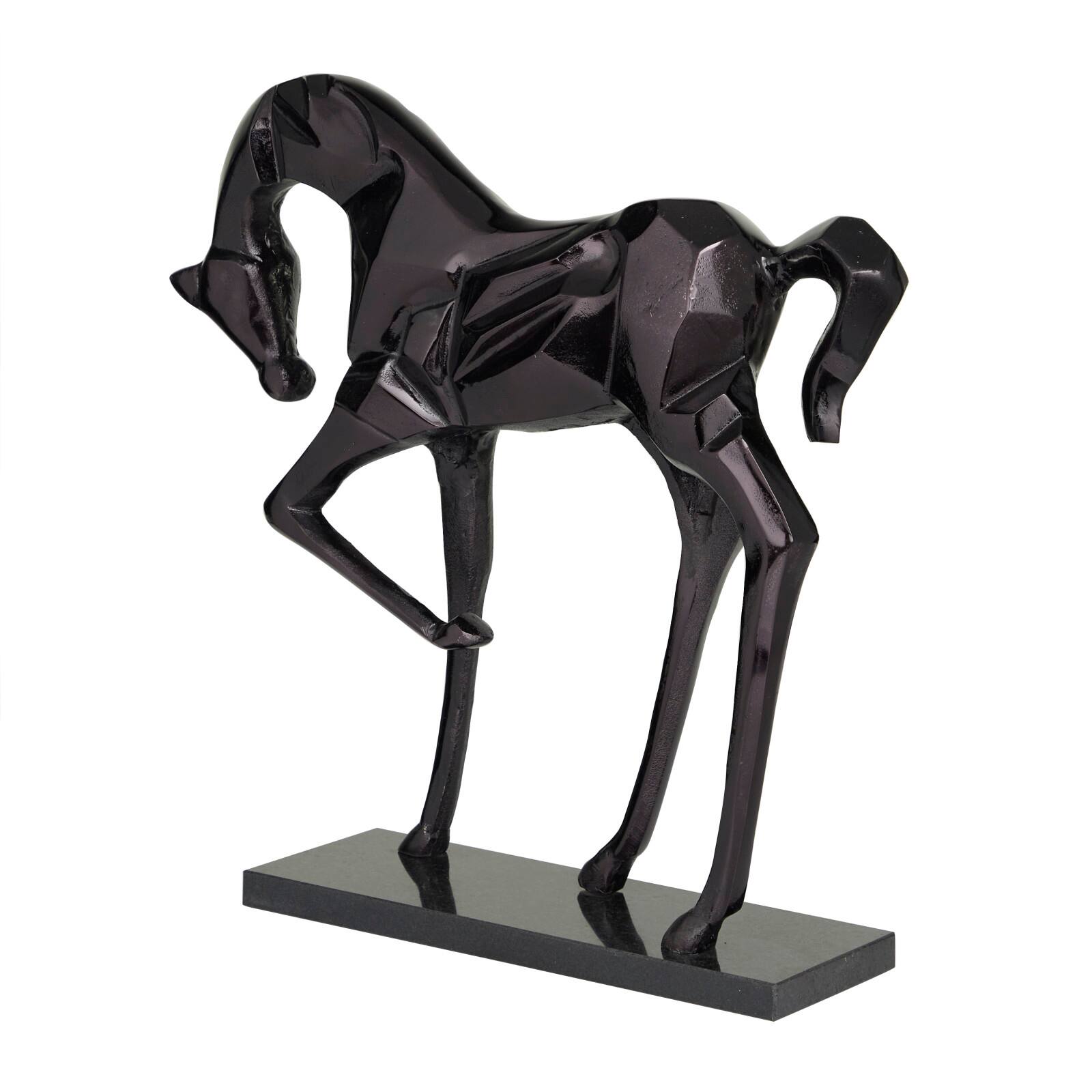 19" Aluminum Horse Sculpture