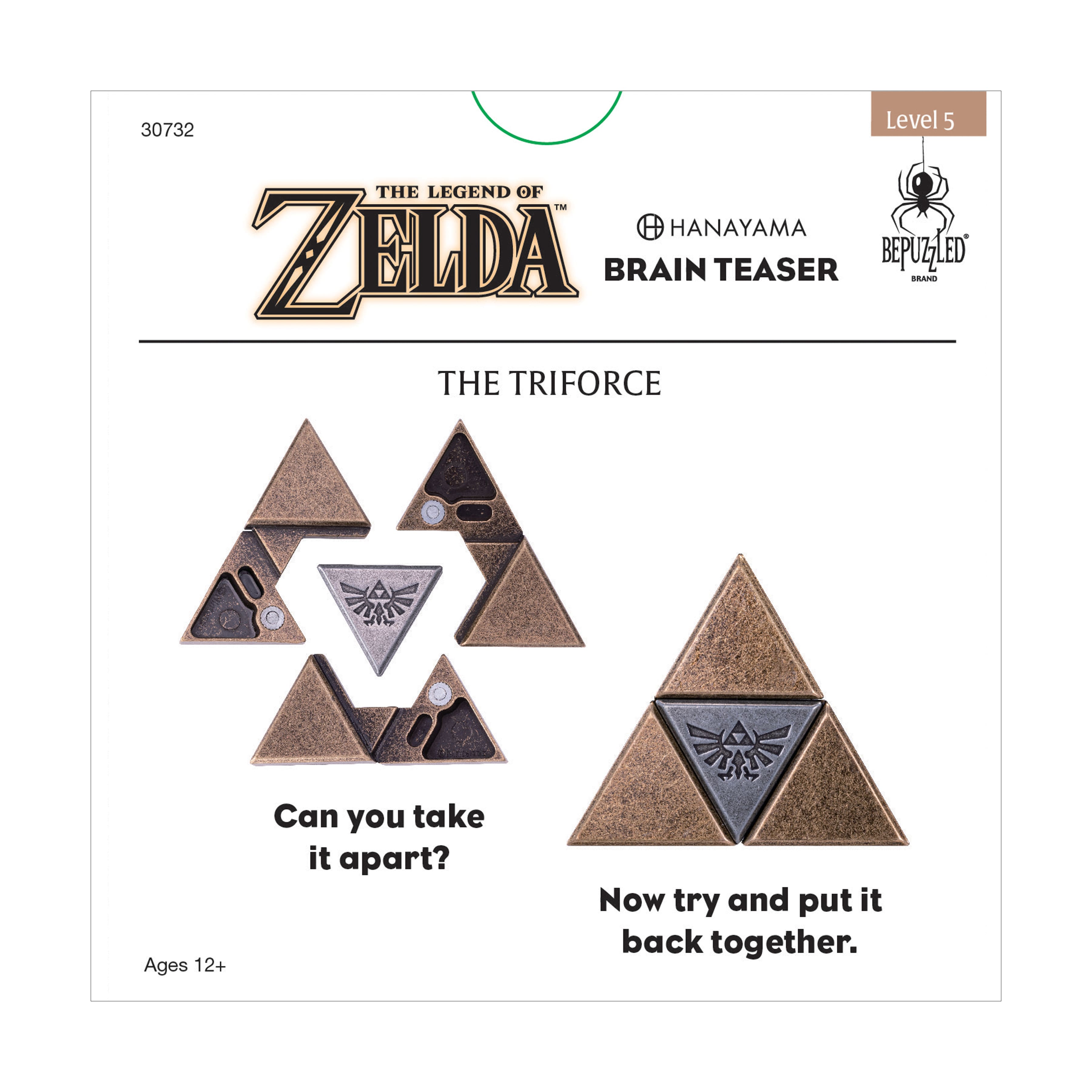 Hanayama Level 5 Cast Puzzle - The Legend of Zelda: The Triforce
