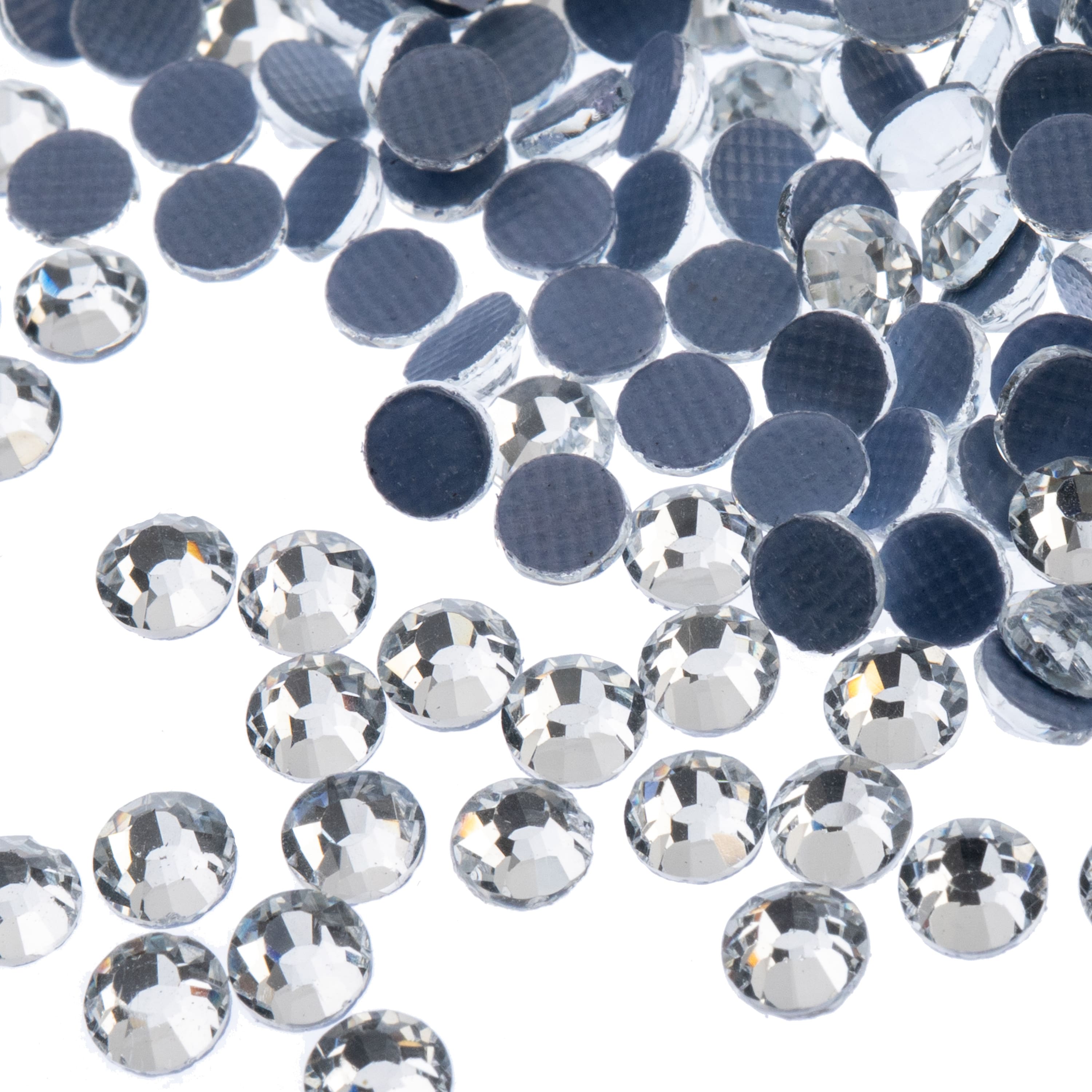Crystal Lane DIY SS20 Round Glass Hotfix Flatback Rhinestones, 1,440ct