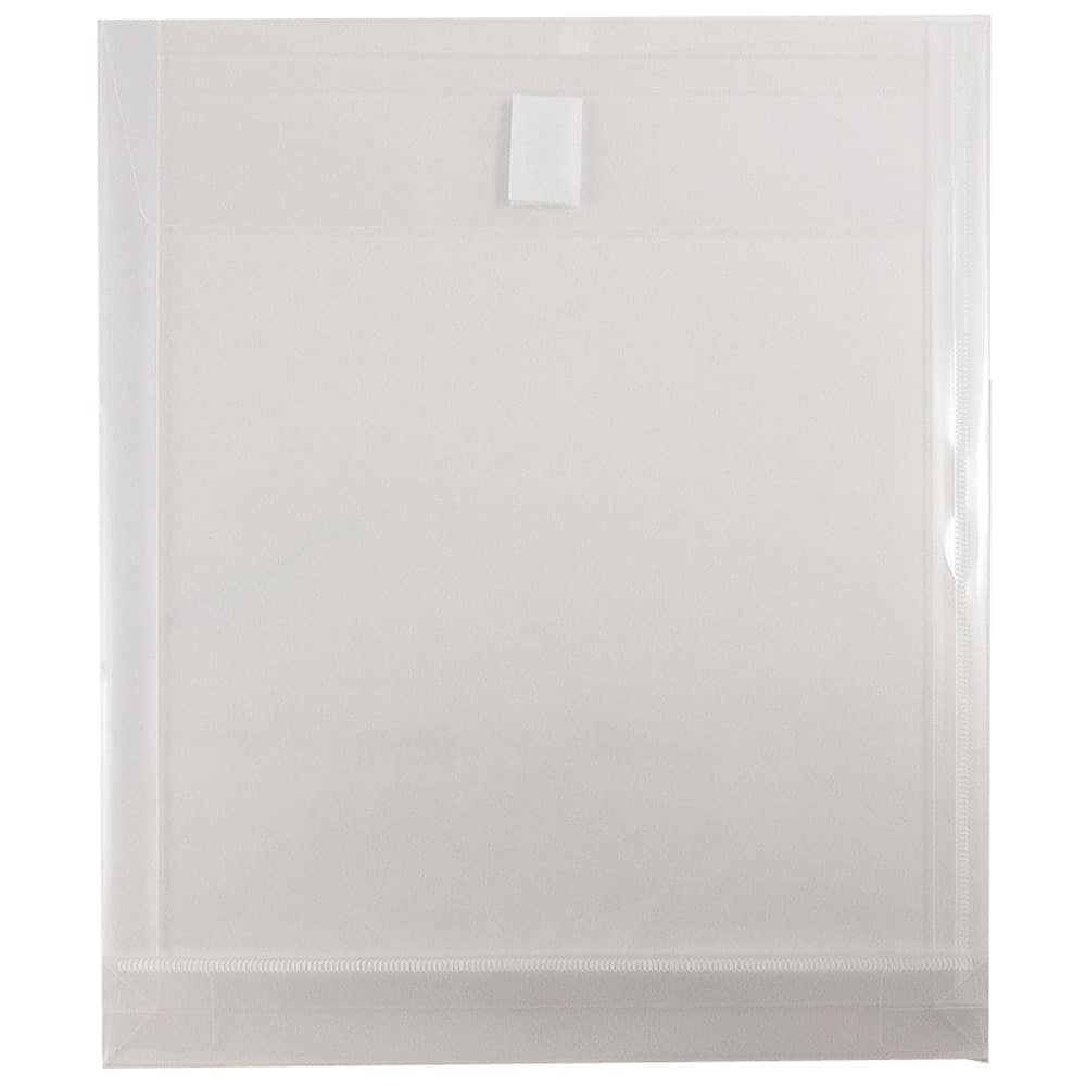 JAM Paper VELCRO® Closure 9.75" x 11.75" Expandable Open End Envelopes, 12ct.