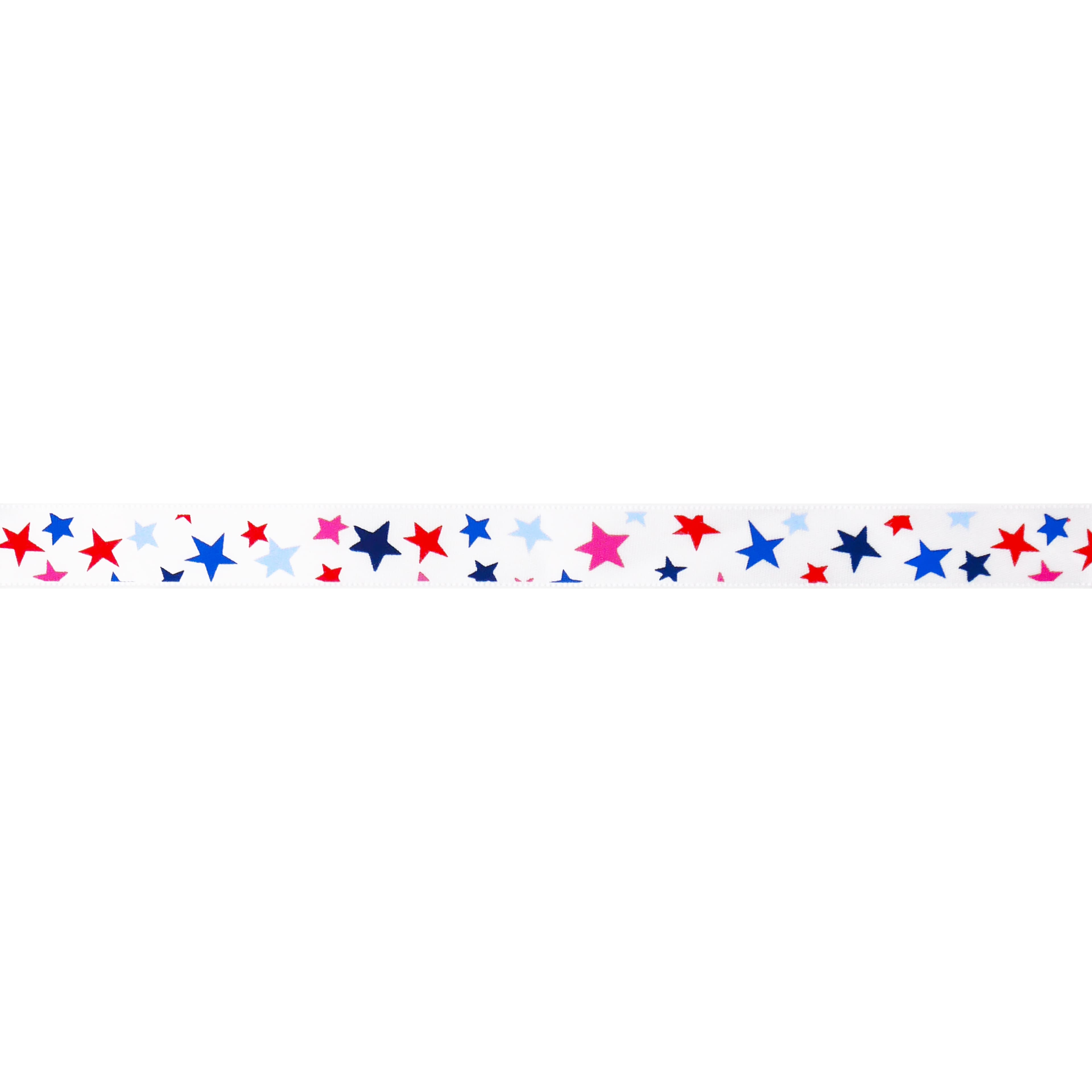 5/8" x 5yd. Red, White & Blue Stars Grosgrain Ribbon by Celebrate It®