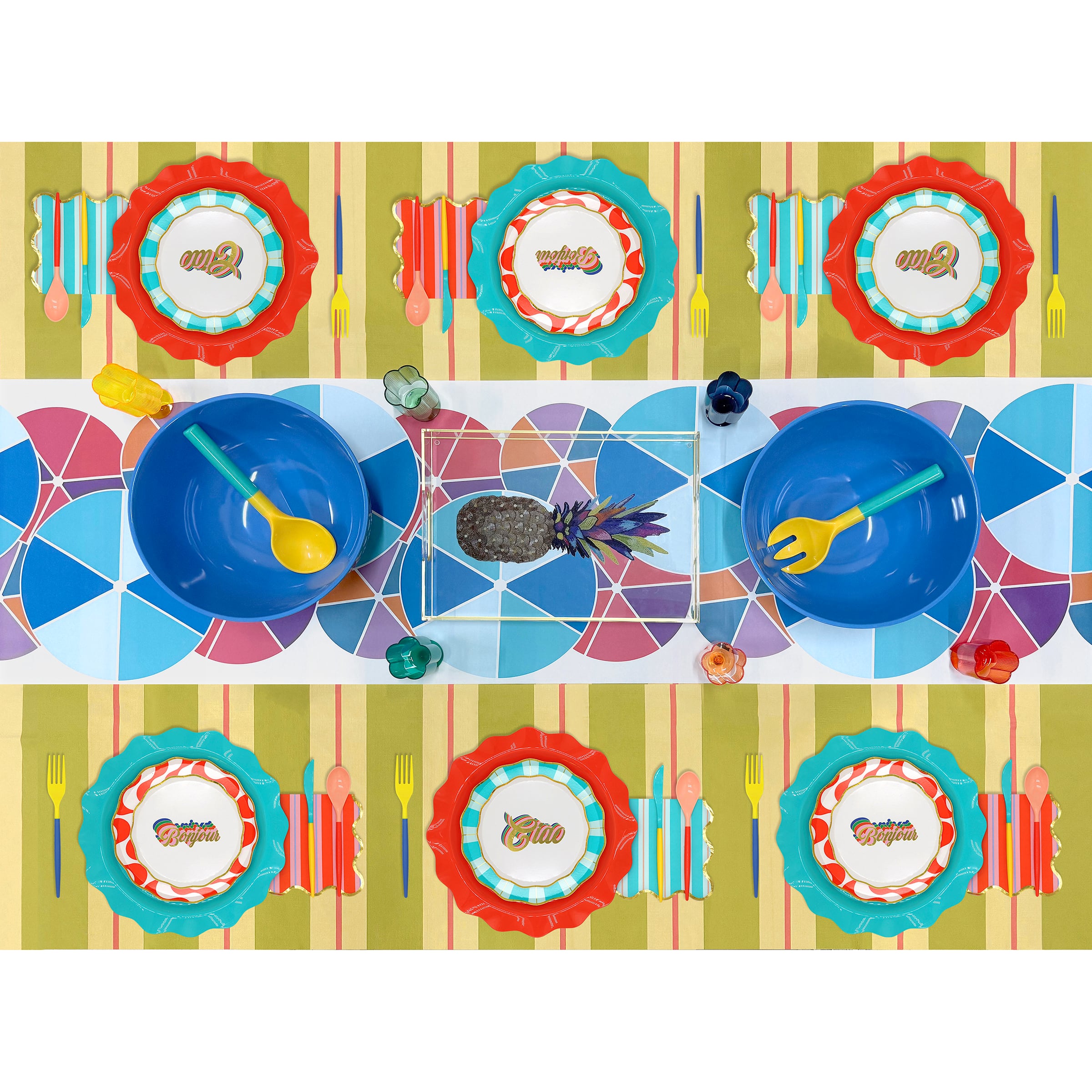 Jonathan Adler x Michaels 20" x 20ft. Blue Paper Table Runner