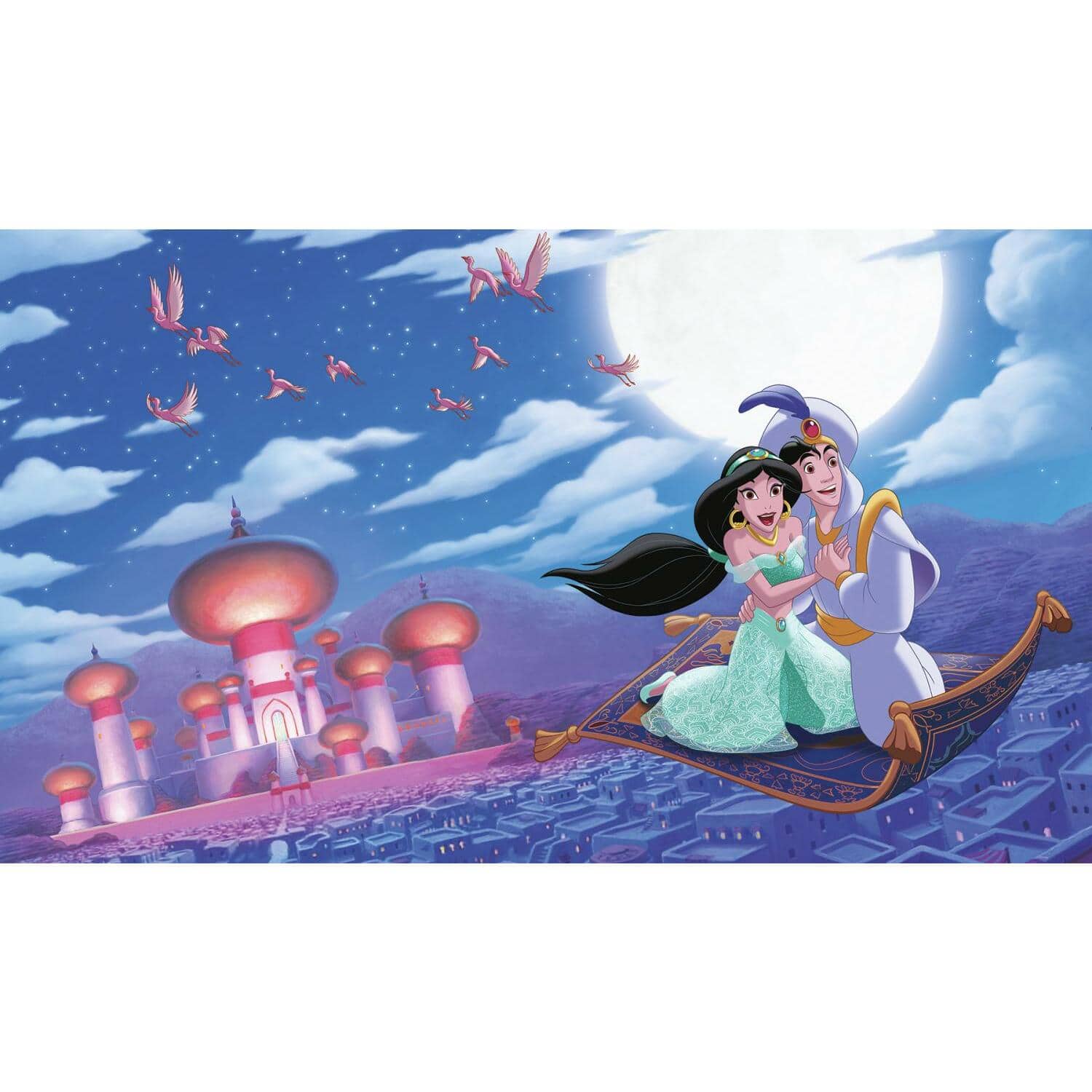 Disney Aladdin XL Chair Rail Prepasted Mural