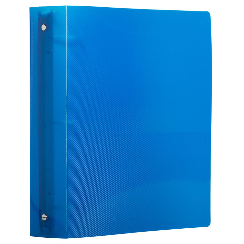 JAM Paper 2" Glass Twill Plastic 3-Ring Binder